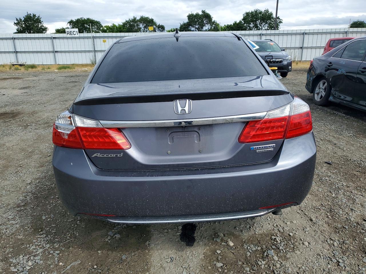2015 Honda Accord Touring Hybrid Серый vin: 1HGCR6F79FA007768