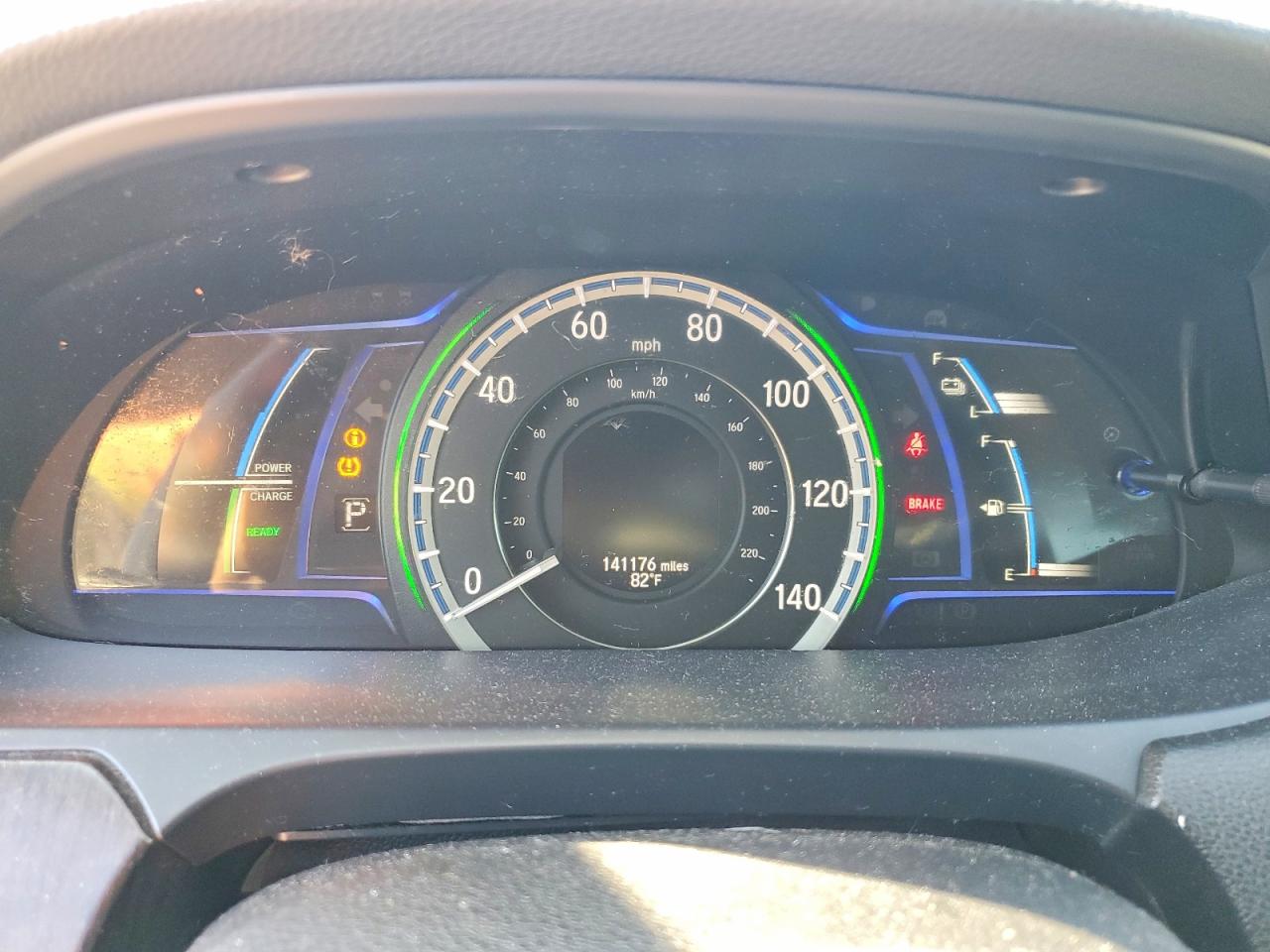 2015 Honda Accord Touring Hybrid Gray vin: 1HGCR6F7XFA014499