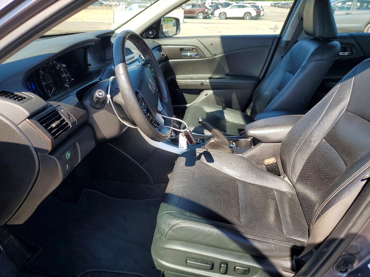 2015 Honda Accord Touring Hybrid Gray vin: 1HGCR6F7XFA014499
