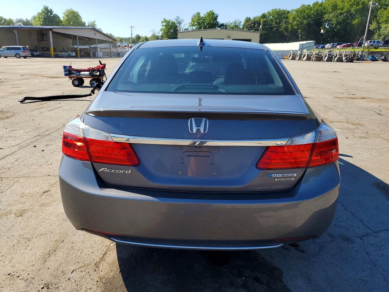 2015 Honda Accord Touring Hybrid Gray vin: 1HGCR6F7XFA014499