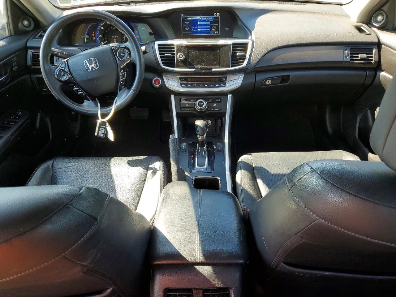 2015 Honda Accord Touring Hybrid Gray vin: 1HGCR6F7XFA014499