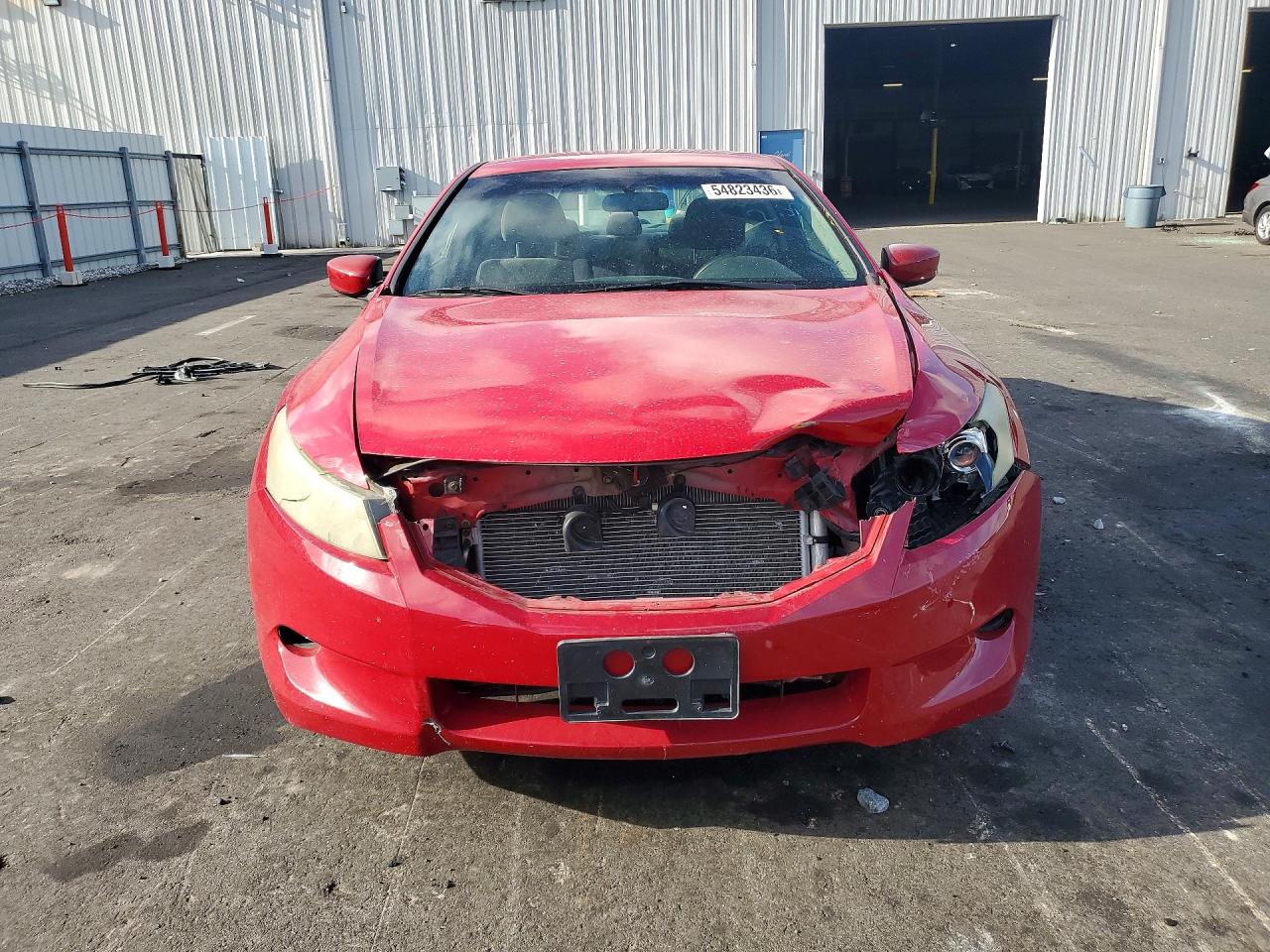 2008 Honda Accord Lx-s Red vin: 1HGCS11308A021783