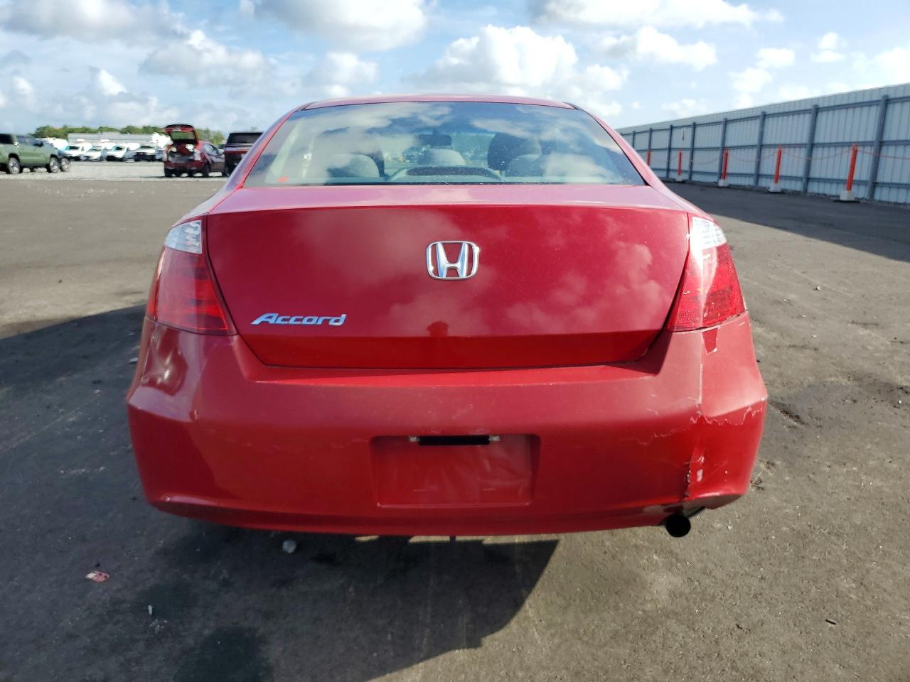 2008 Honda Accord Lx-s Red vin: 1HGCS11308A021783