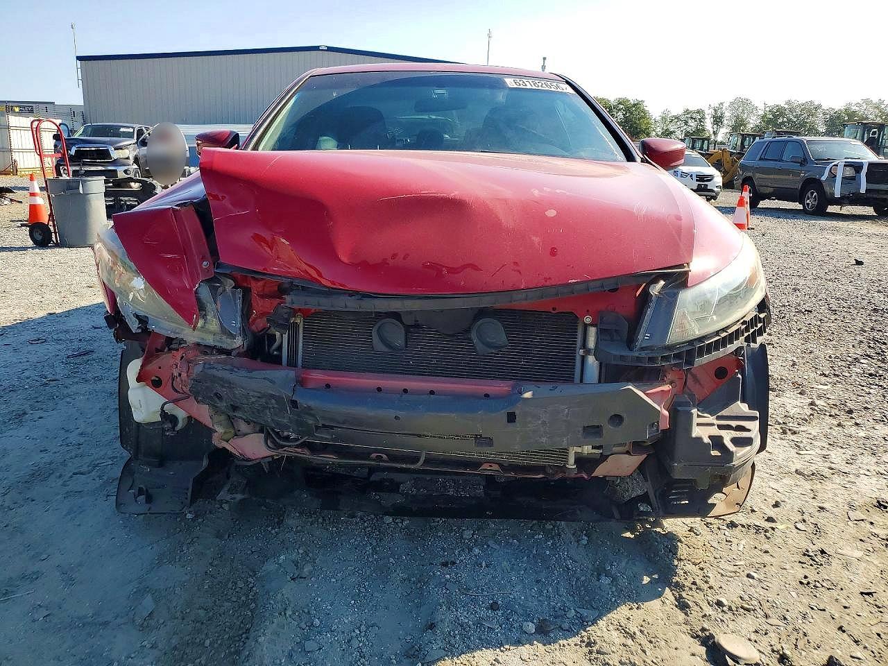 2009 Honda Accord Ex Красный vin: 1HGCS11769A006399