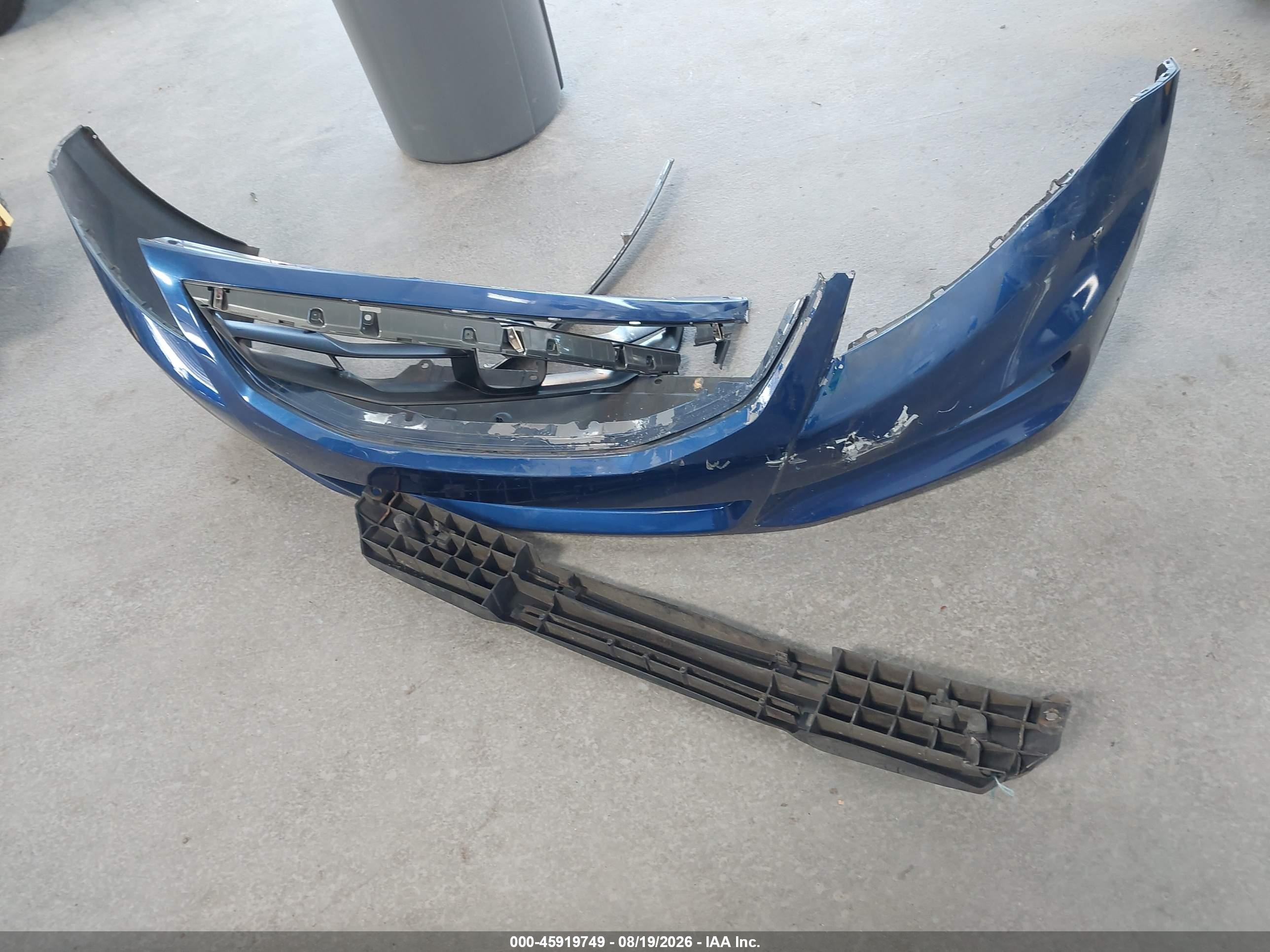 2009 Honda Accord 2.4 Ex-l Blue vin: 1HGCS11859A010274