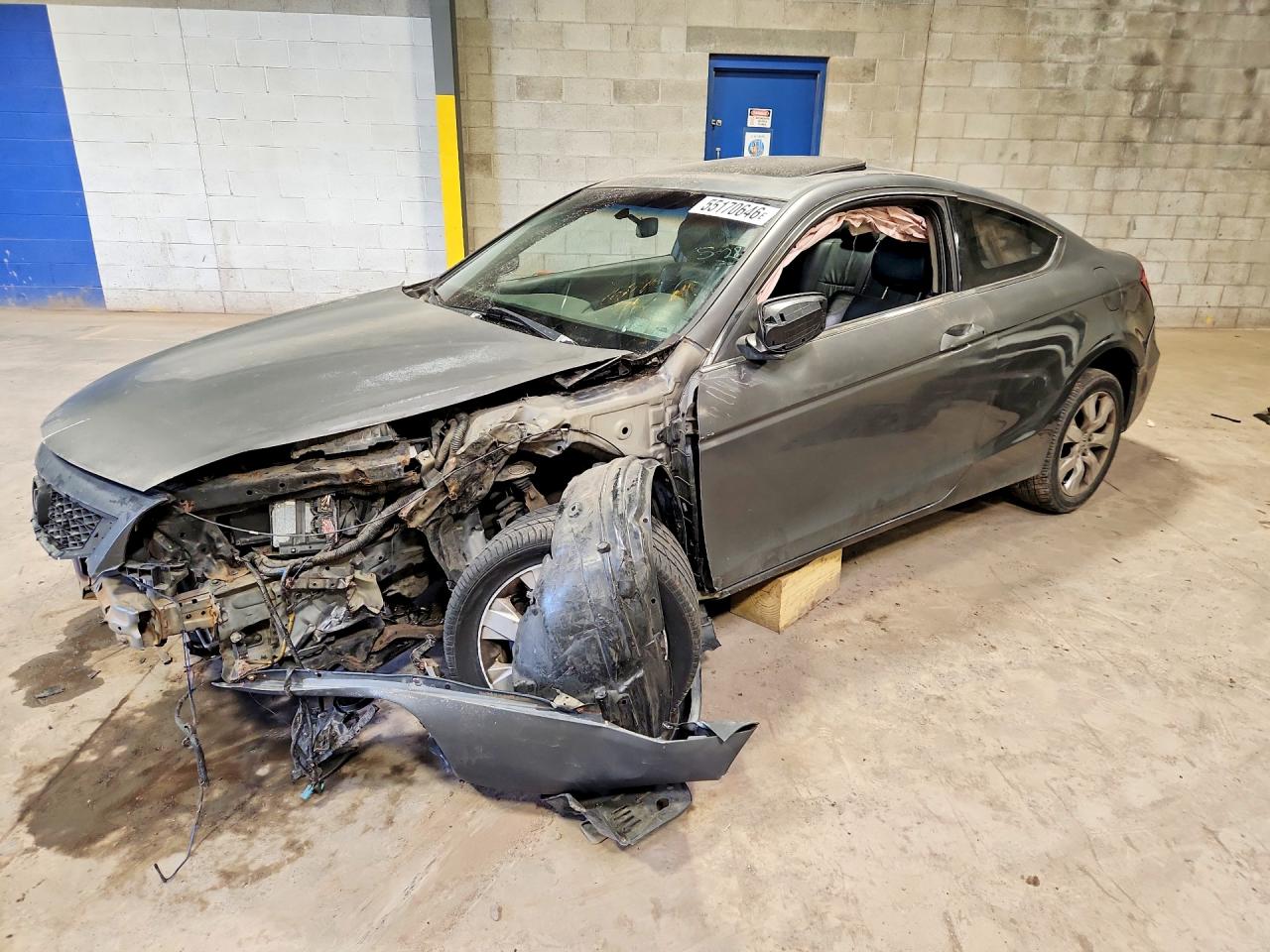 2008 Honda Accord Exl Gray vin: 1HGCS11878A027950