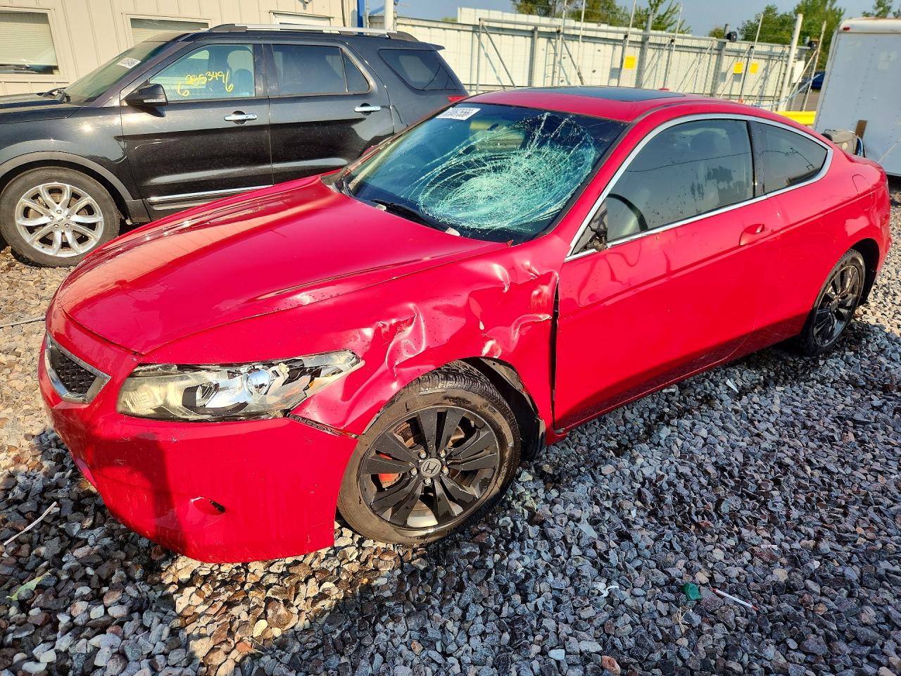 2009 Honda Accord Exl Red vin: 1HGCS11889A005716