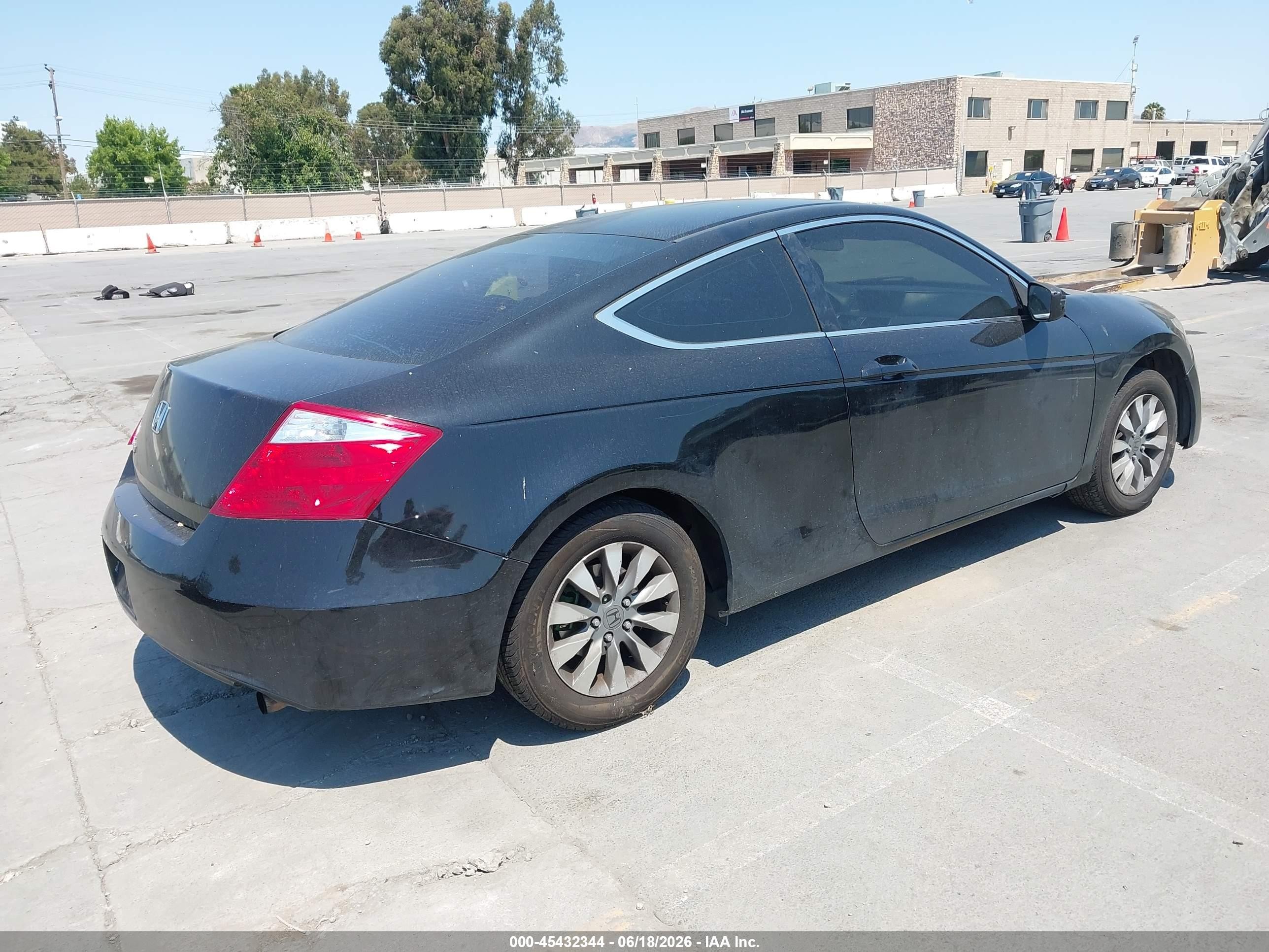 2009 Honda Accord 2.4 Lx-s Black vin: 1HGCS12309A006653