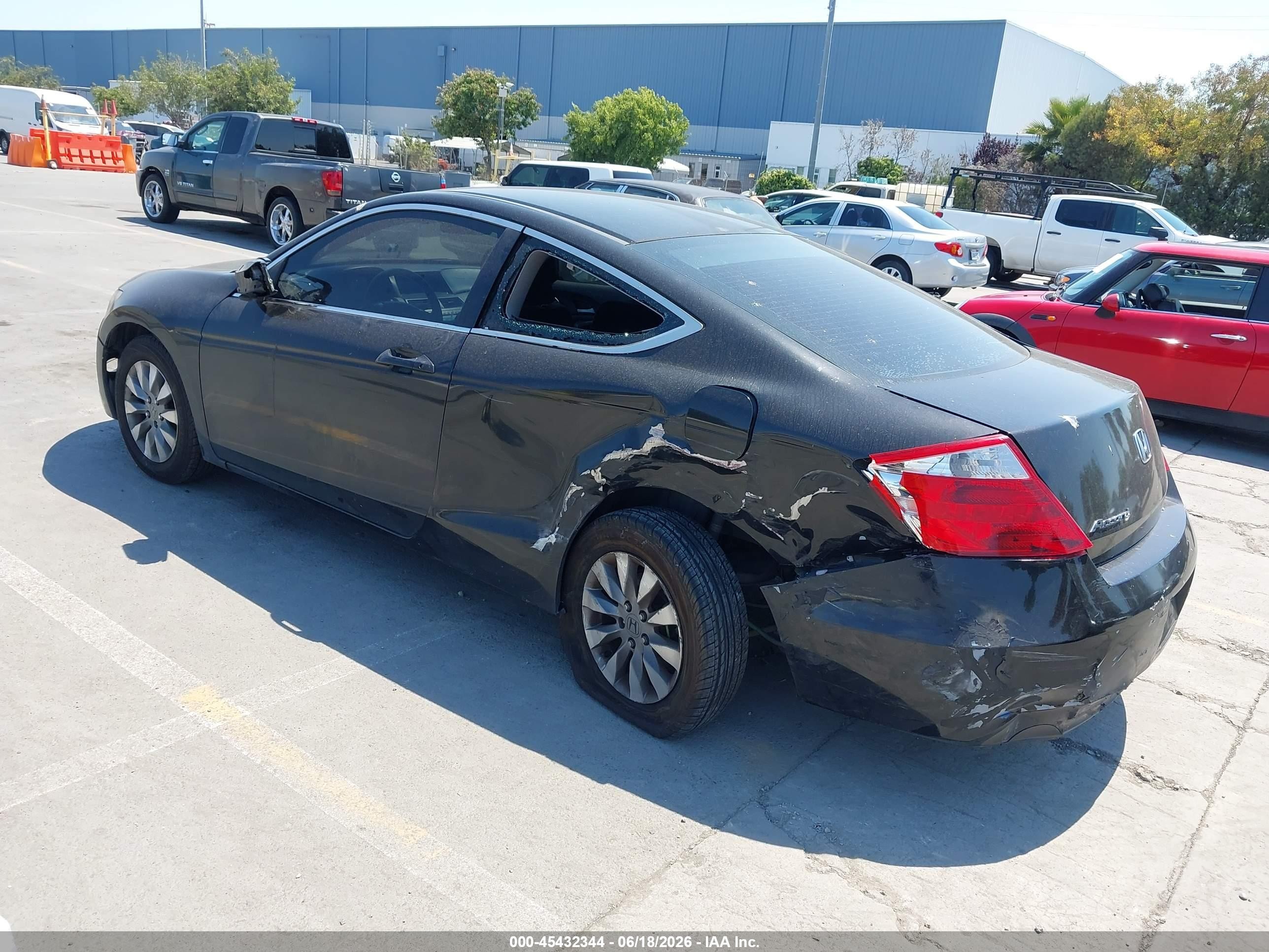 2009 Honda Accord 2.4 Lx-s Black vin: 1HGCS12309A006653