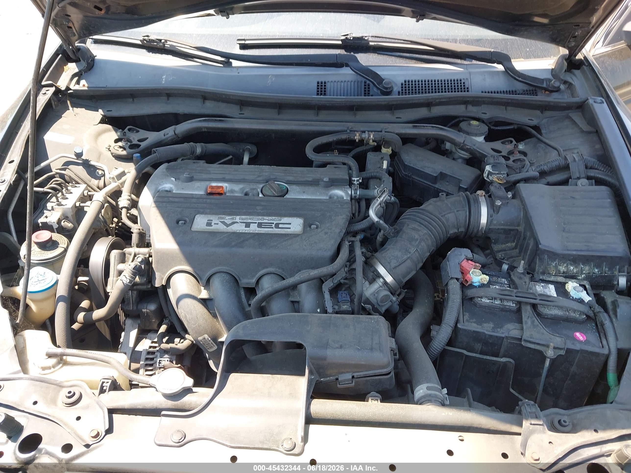 2009 Honda Accord 2.4 Lx-s Black vin: 1HGCS12309A006653