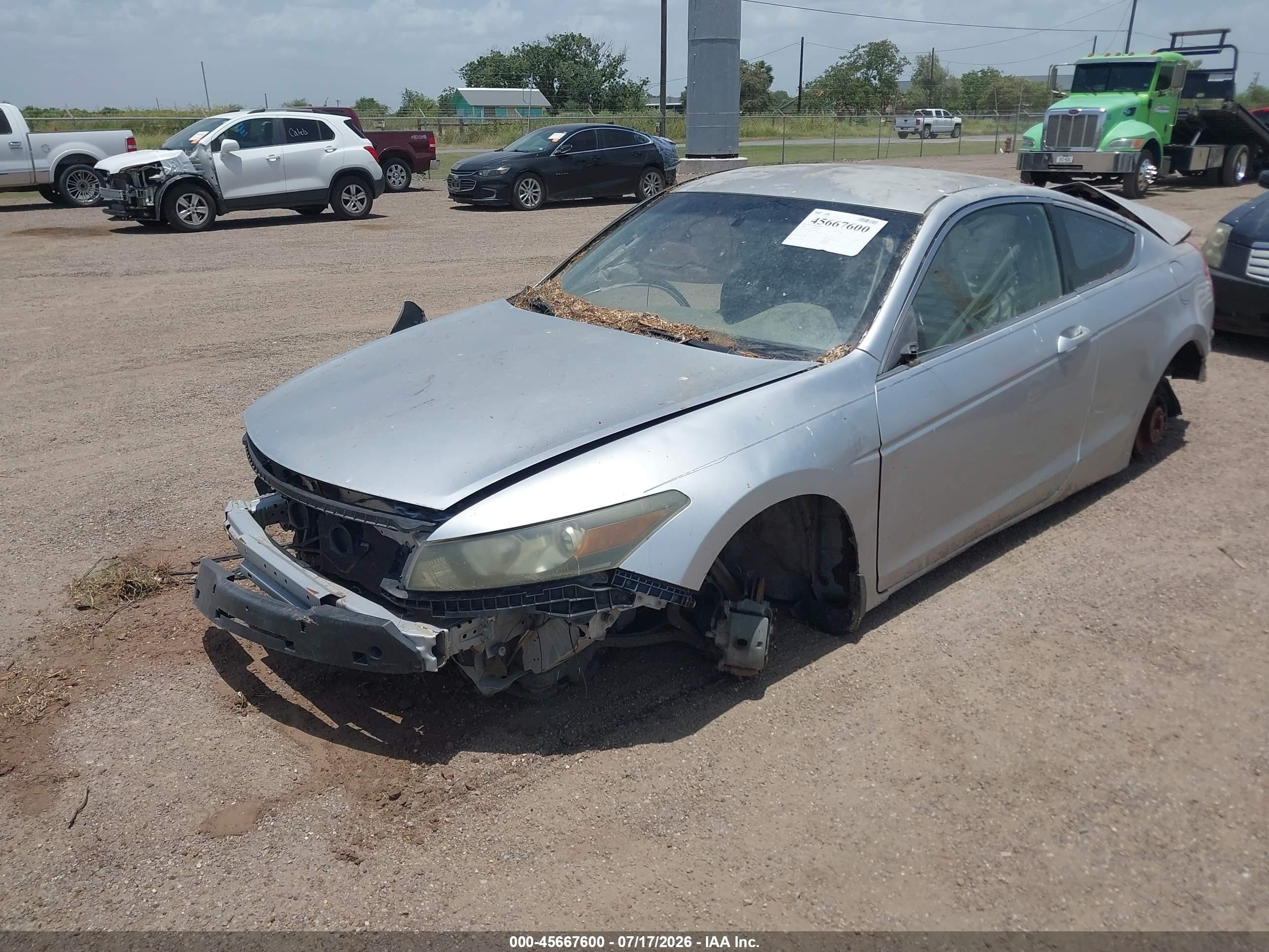 2009 Honda Accord 2.4 Lx-s Silver vin: 1HGCS12309A013991