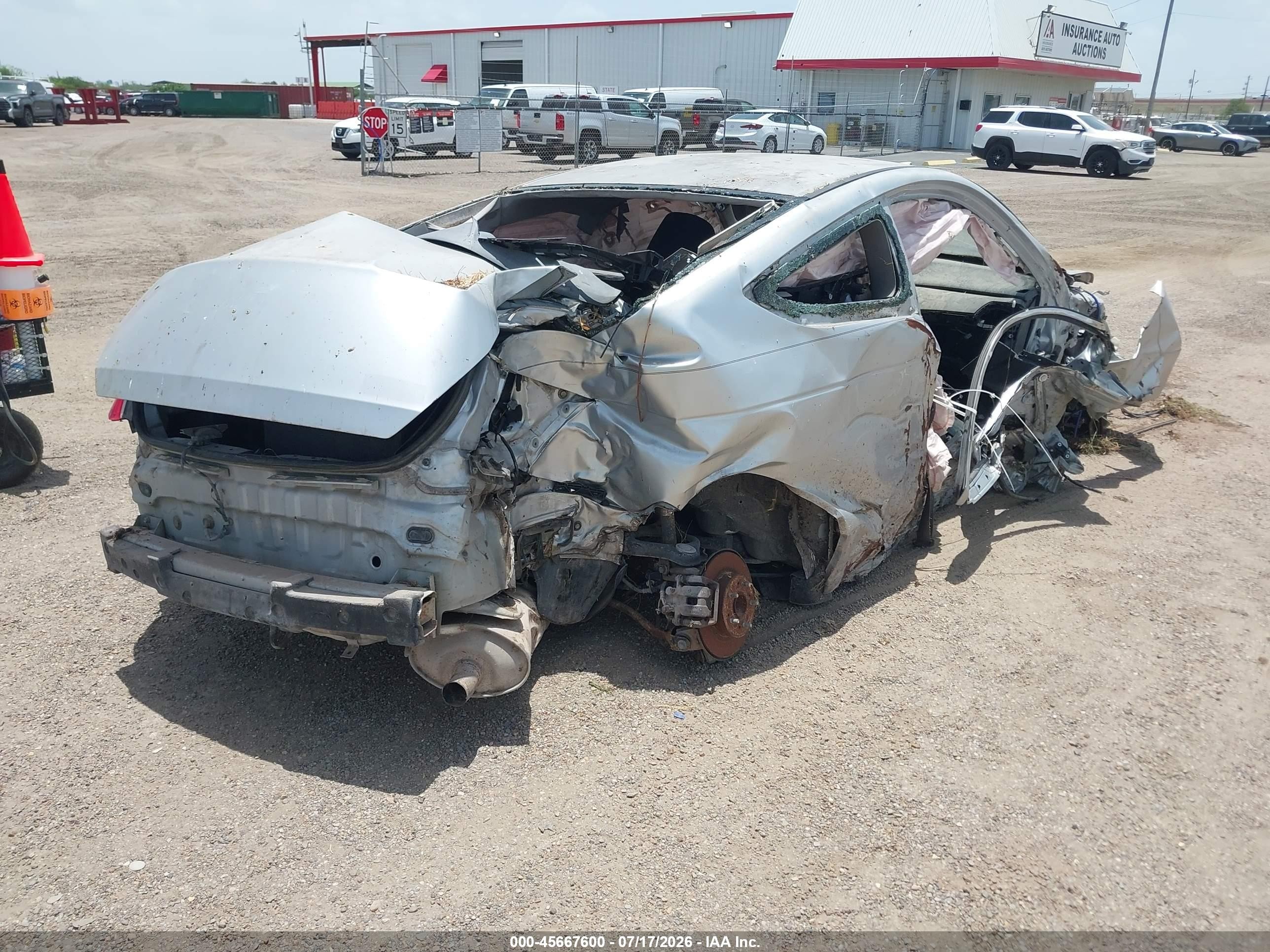 2009 Honda Accord 2.4 Lx-s Silver vin: 1HGCS12309A013991