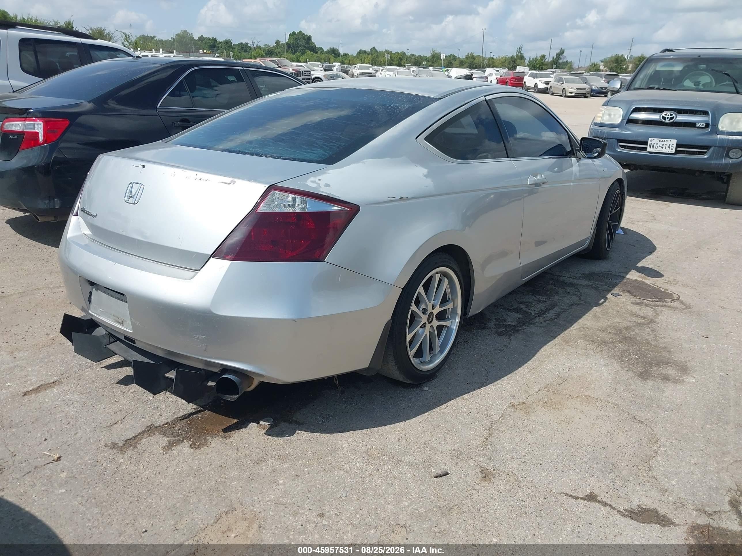 2008 Honda Accord 2.4 Lx-s Silver vin: 1HGCS12318A019118