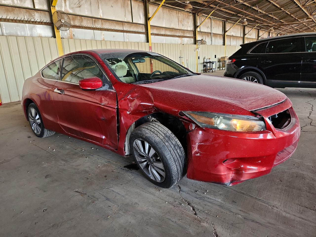 2009 Honda Accord Lx Burgundy vin: 1HGCS12319A017631