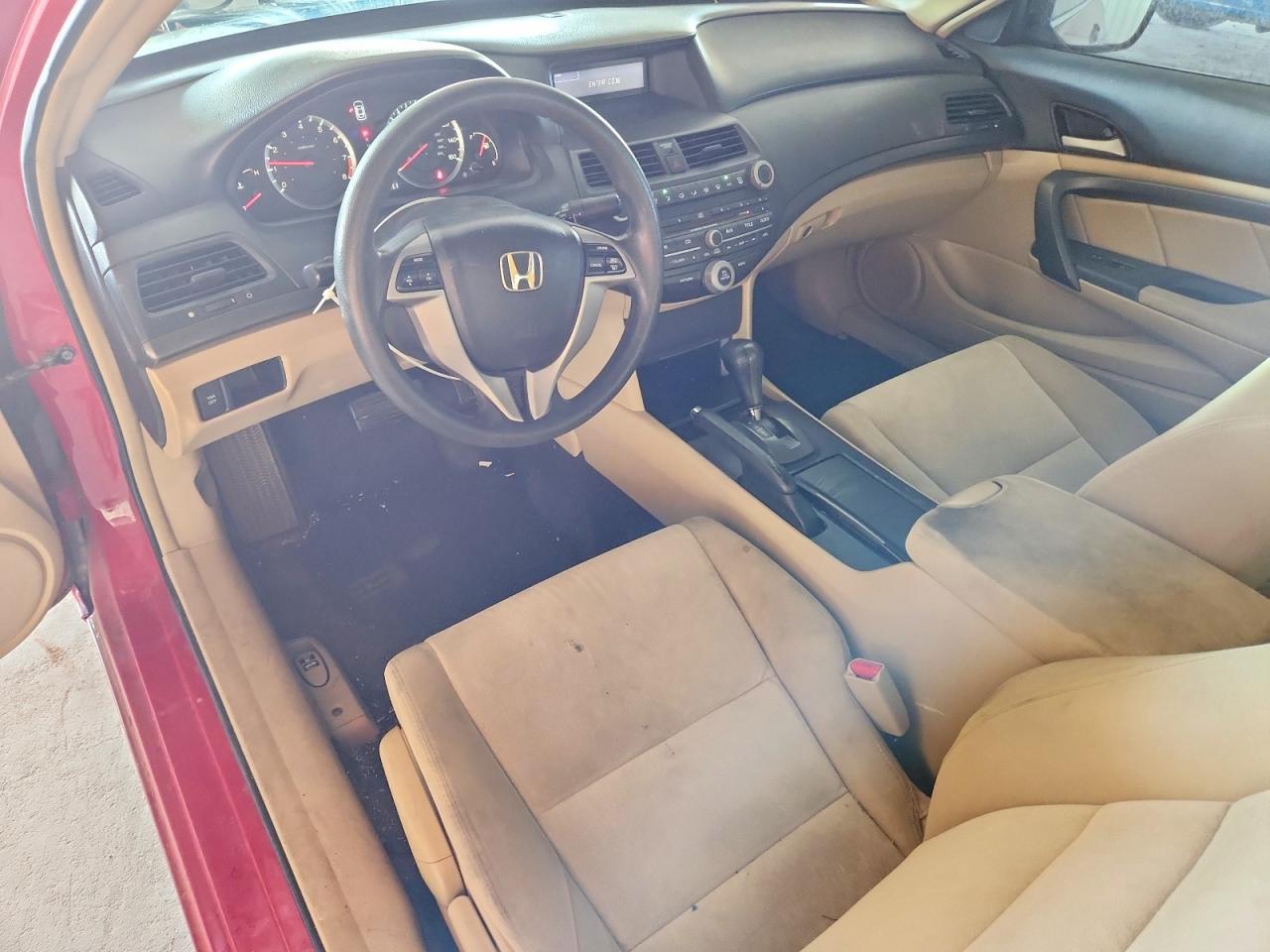 2009 Honda Accord Lx Burgundy vin: 1HGCS12319A017631