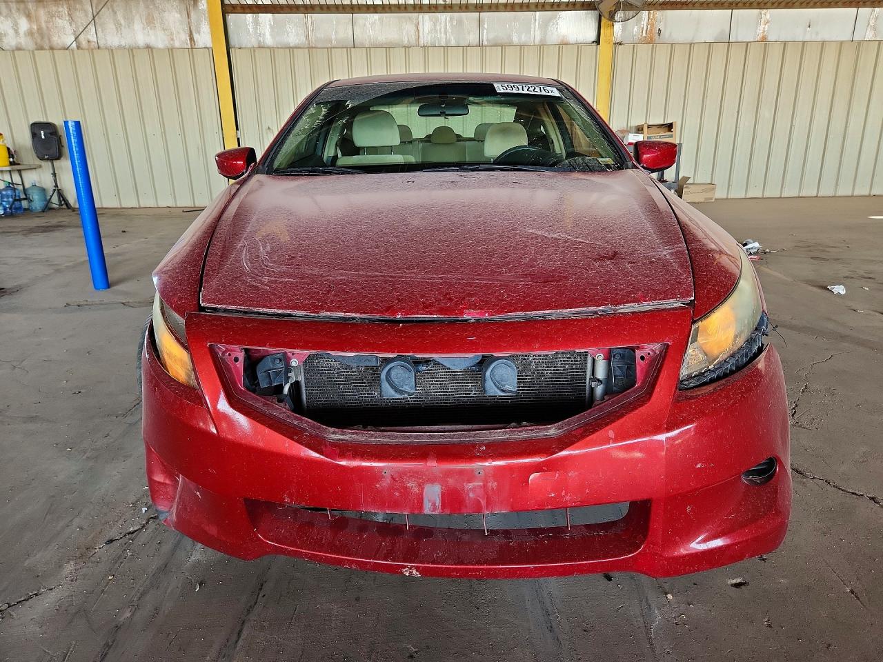 2009 Honda Accord Lx Burgundy vin: 1HGCS12319A017631