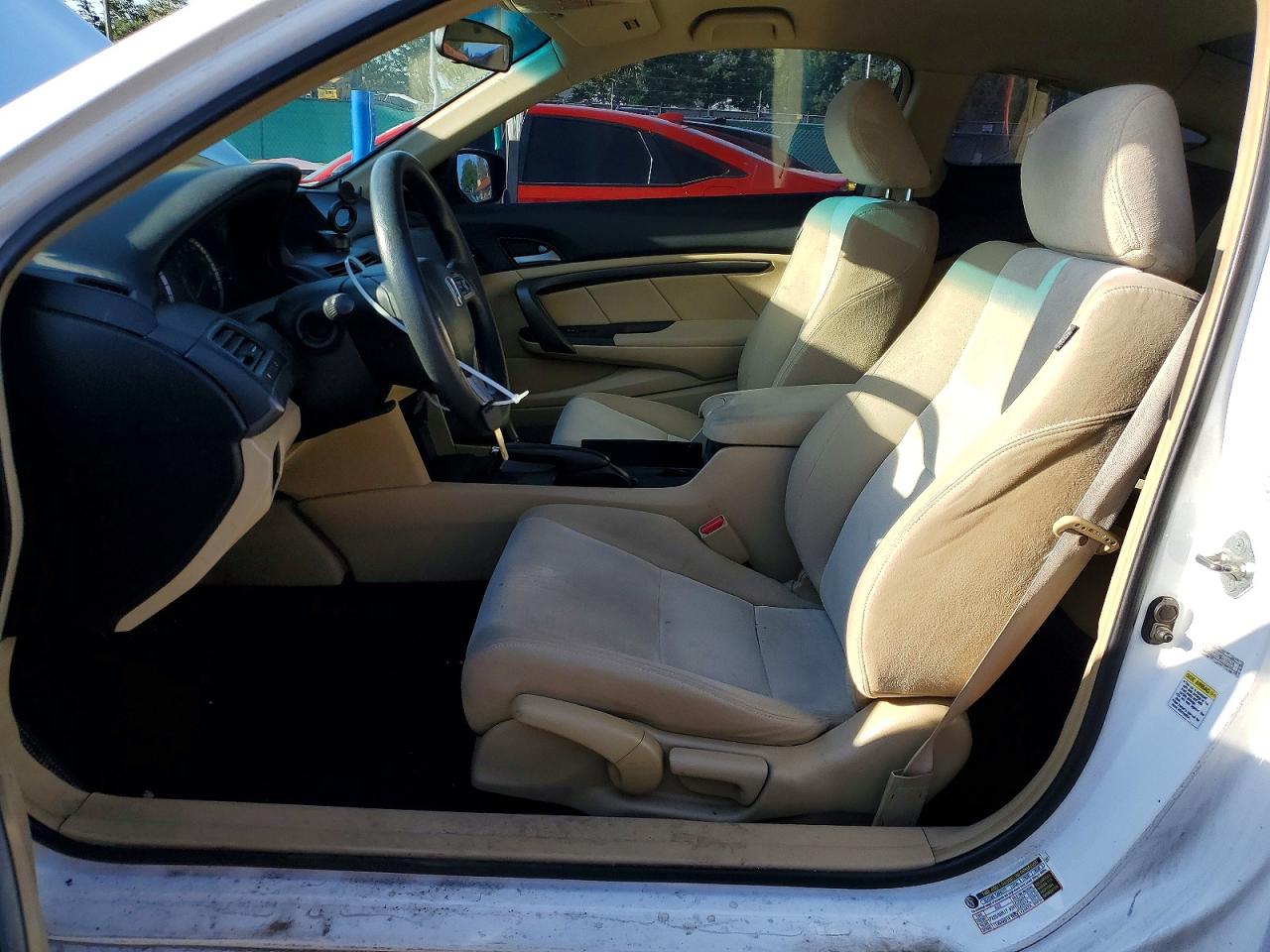 2009 Honda Accord Lx White vin: 1HGCS12319A018973