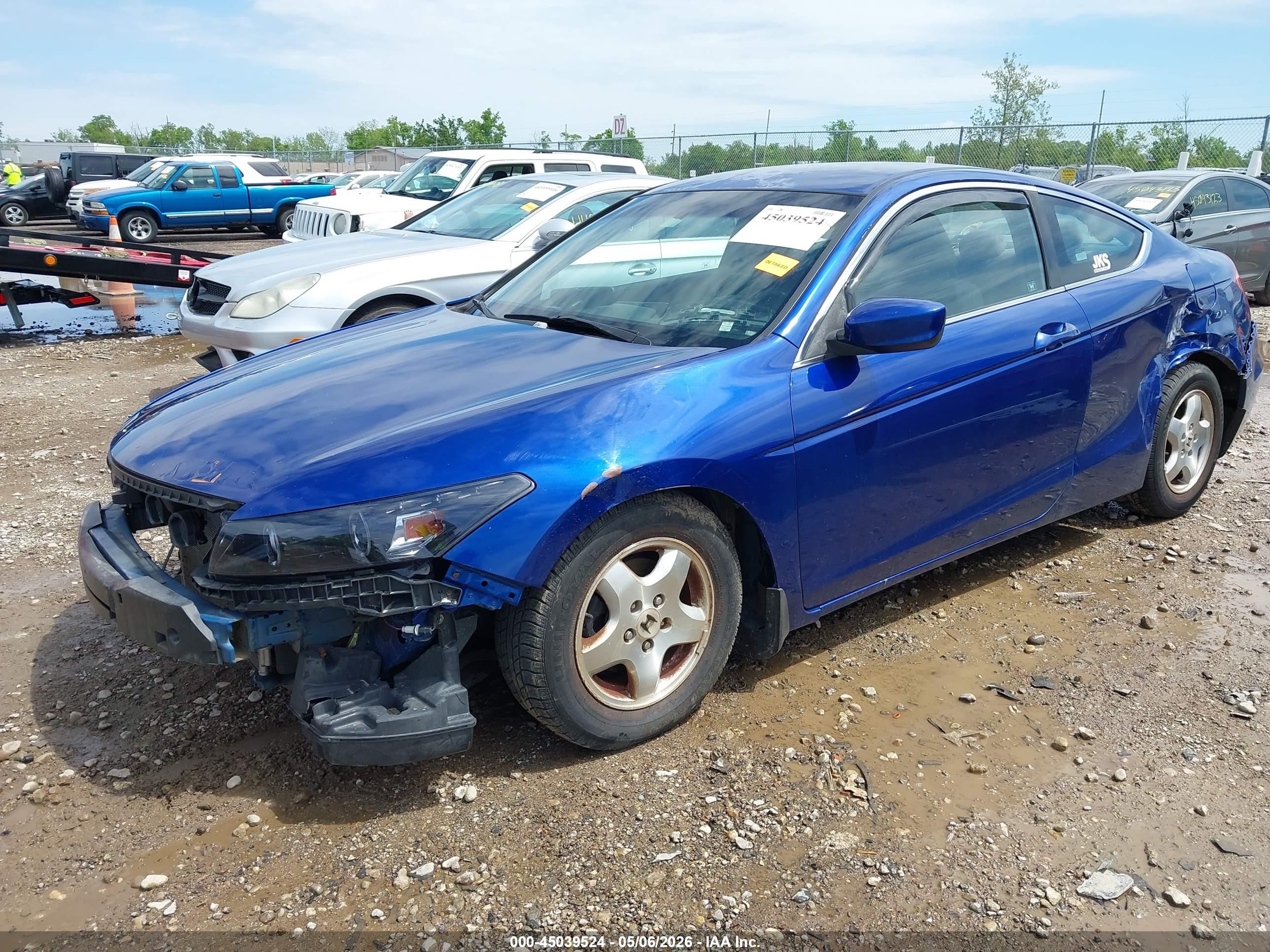 2008 Honda Accord 2.4 Lx-s Синий vin: 1HGCS12328A011836