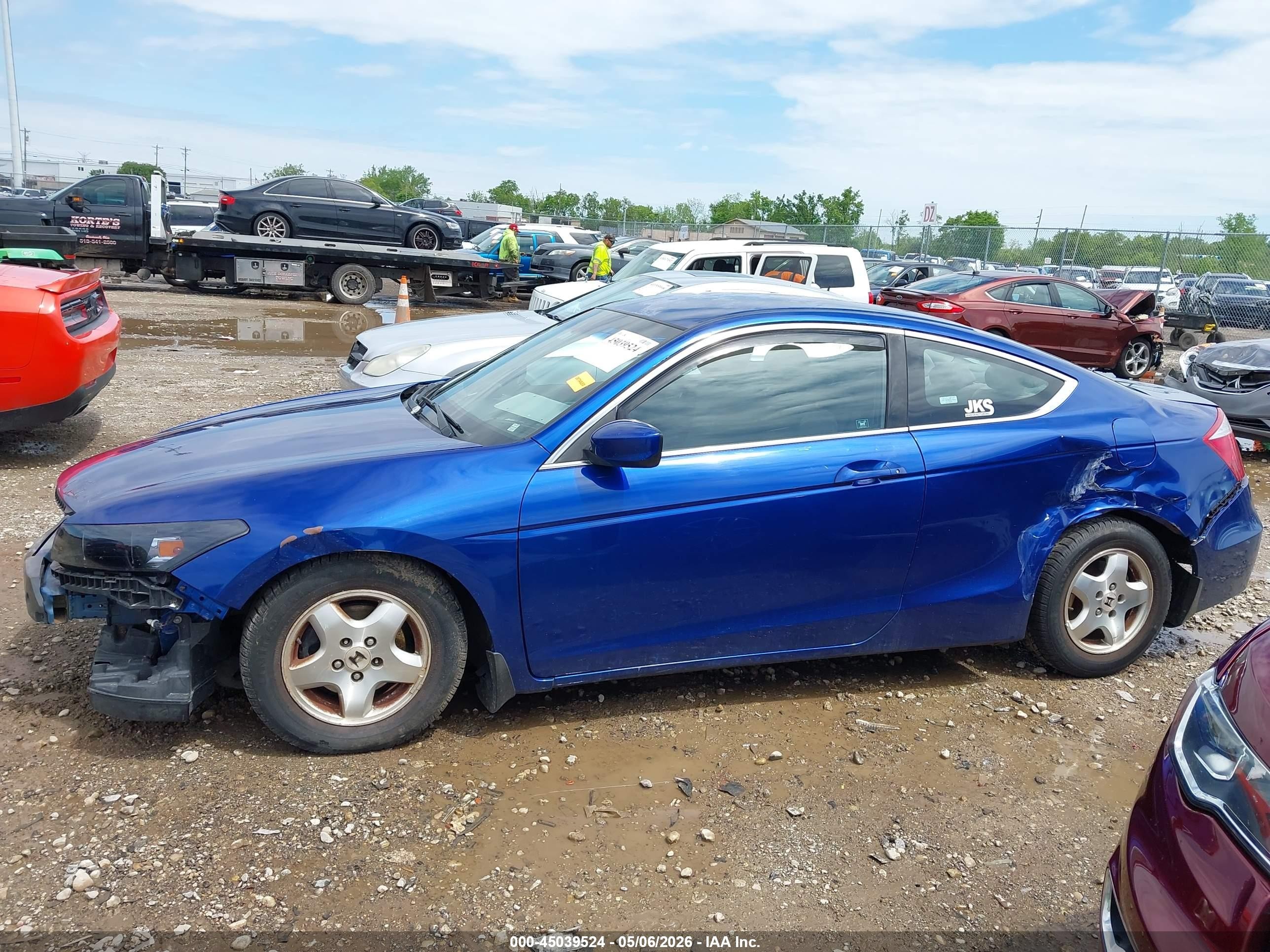 2008 Honda Accord 2.4 Lx-s Синий vin: 1HGCS12328A011836