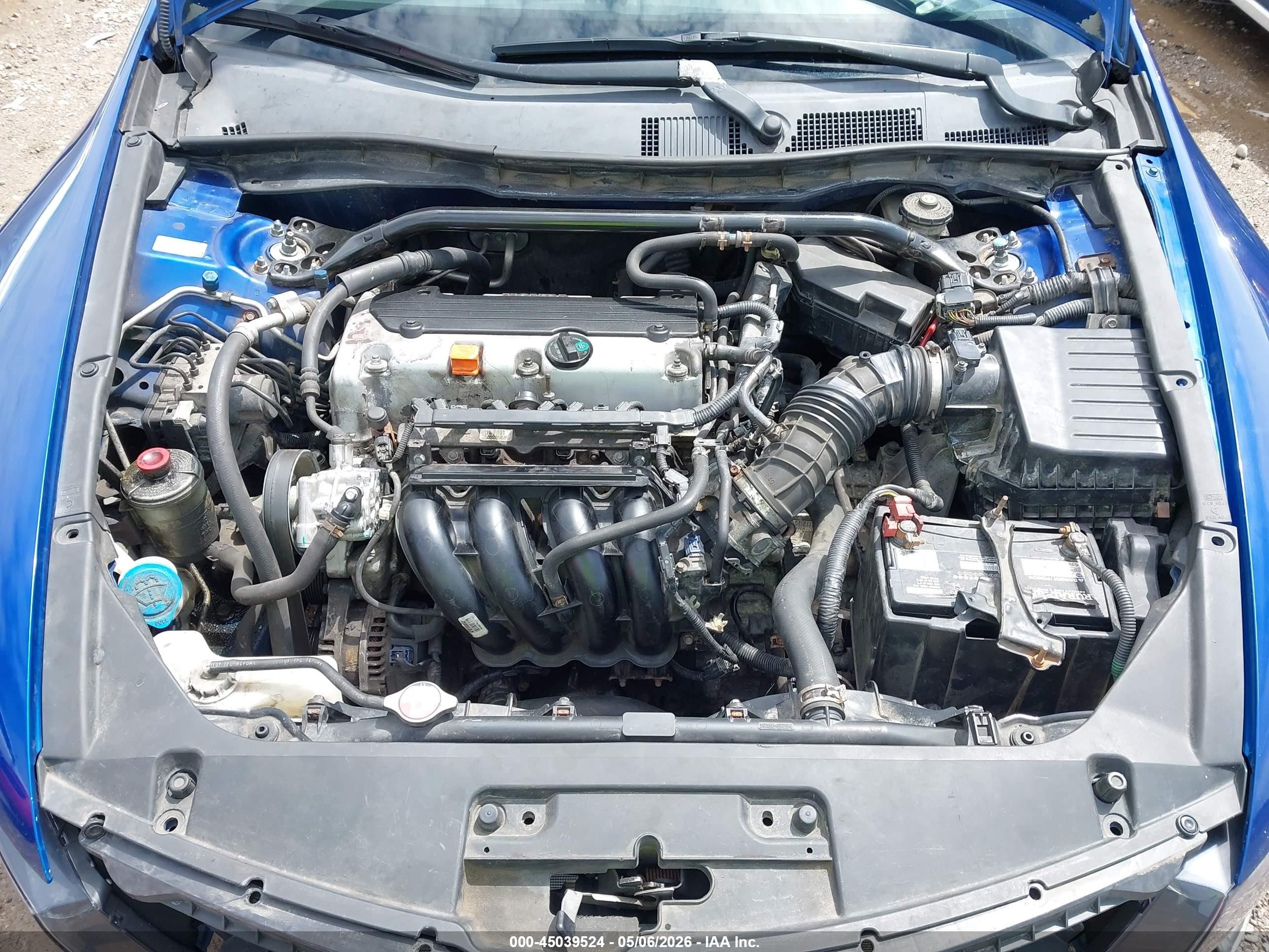 2008 Honda Accord 2.4 Lx-s Синий vin: 1HGCS12328A011836