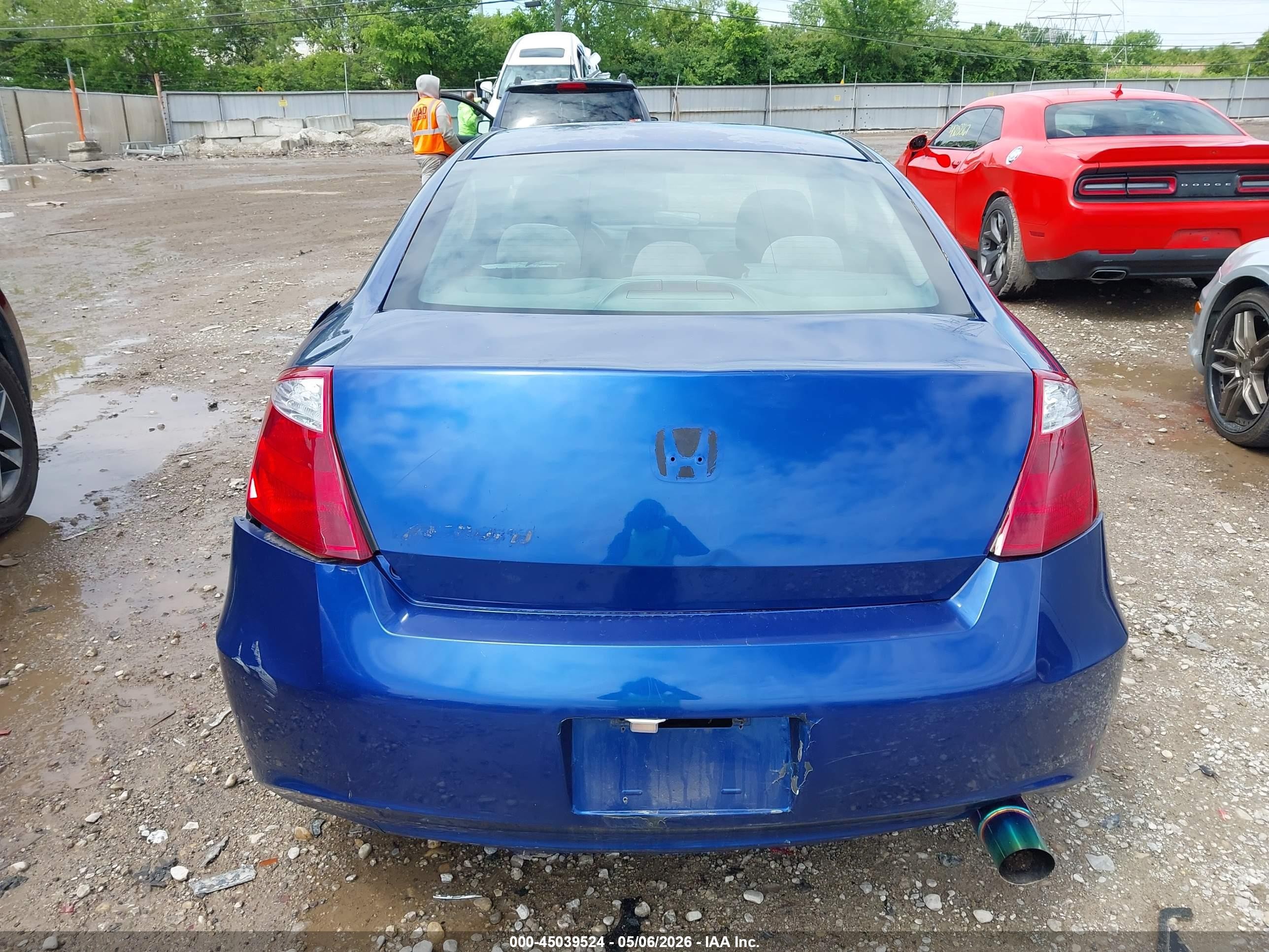 2008 Honda Accord 2.4 Lx-s Синий vin: 1HGCS12328A011836