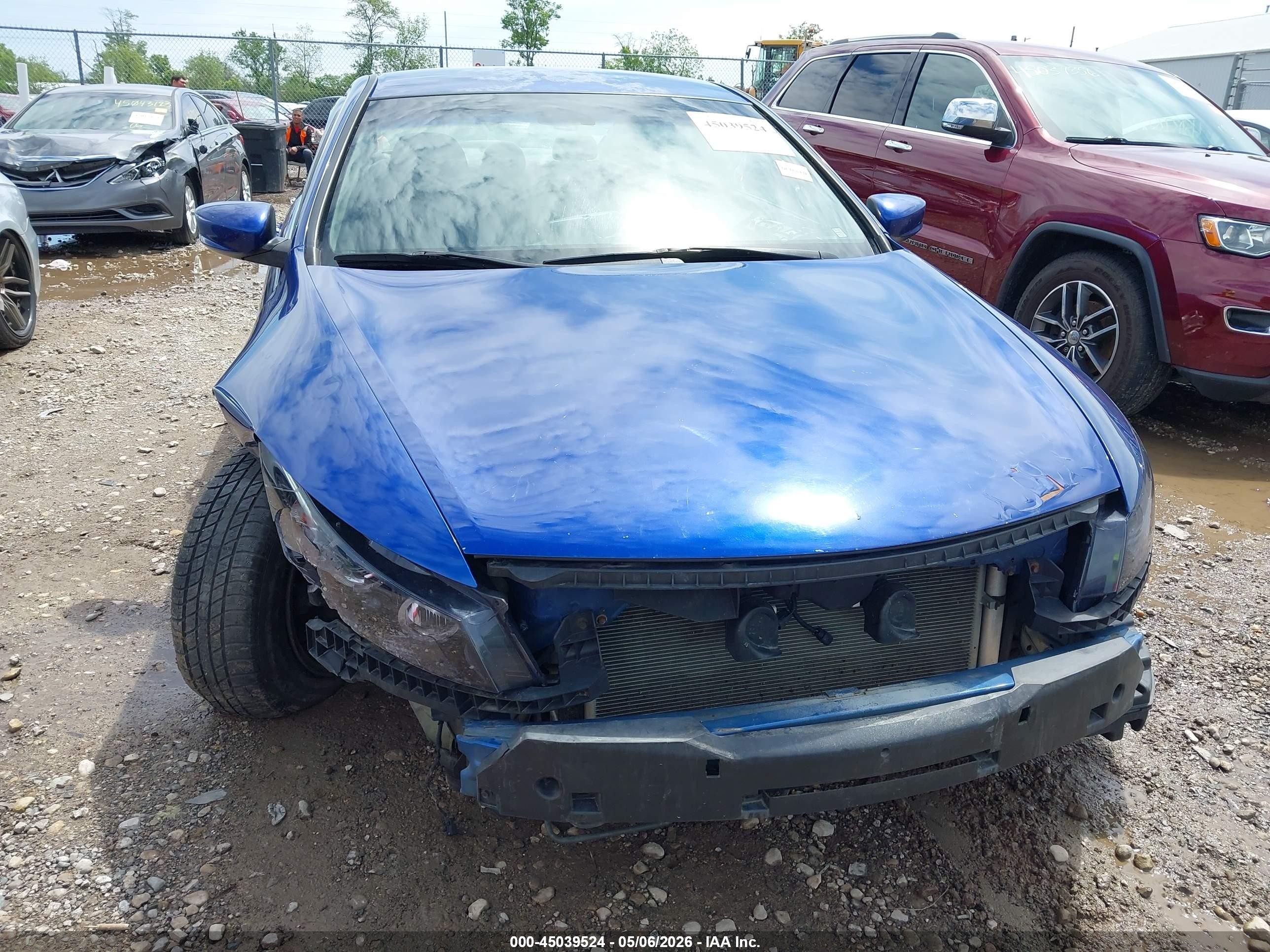 2008 Honda Accord 2.4 Lx-s Синий vin: 1HGCS12328A011836