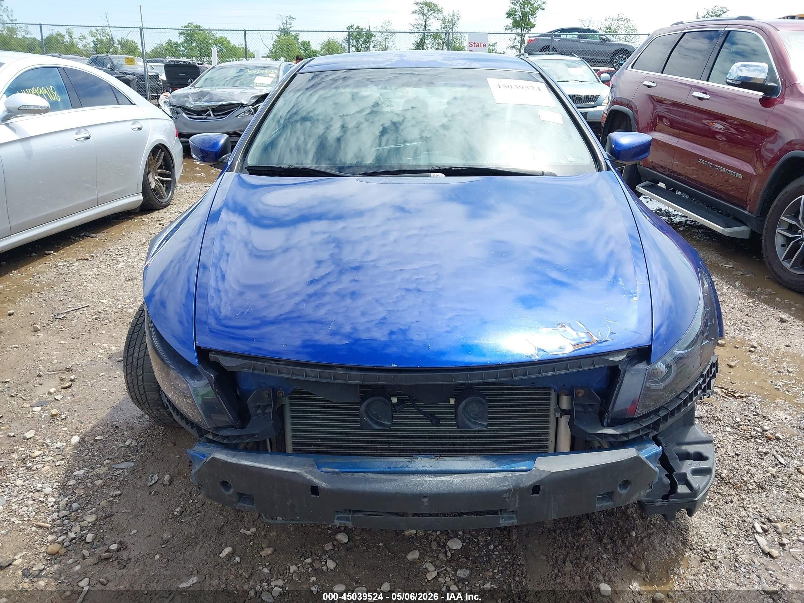 2008 Honda Accord 2.4 Lx-s Синий vin: 1HGCS12328A011836