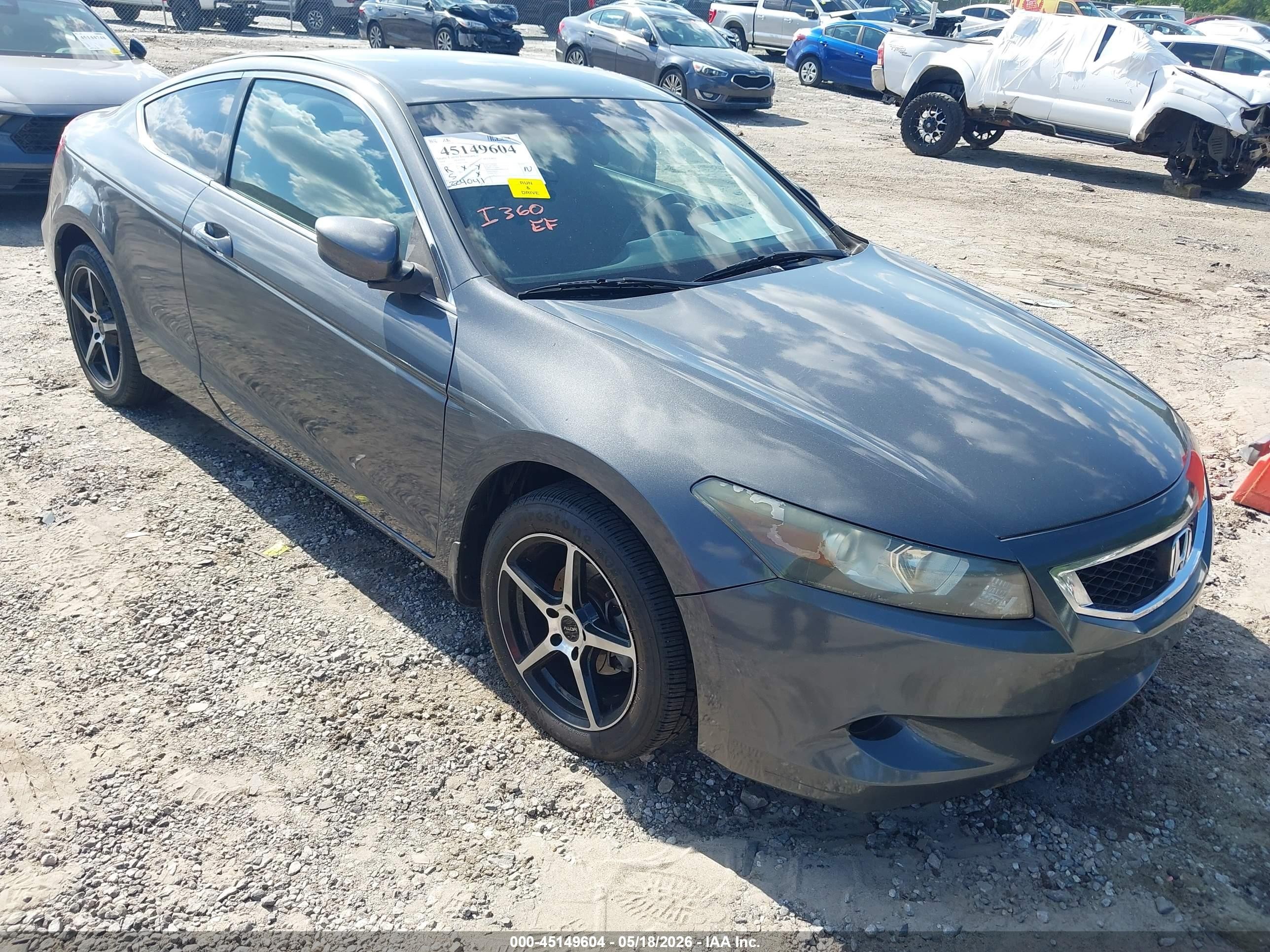 2008 Honda Accord 2.4 Lx-s Серый vin: 1HGCS12328A017569