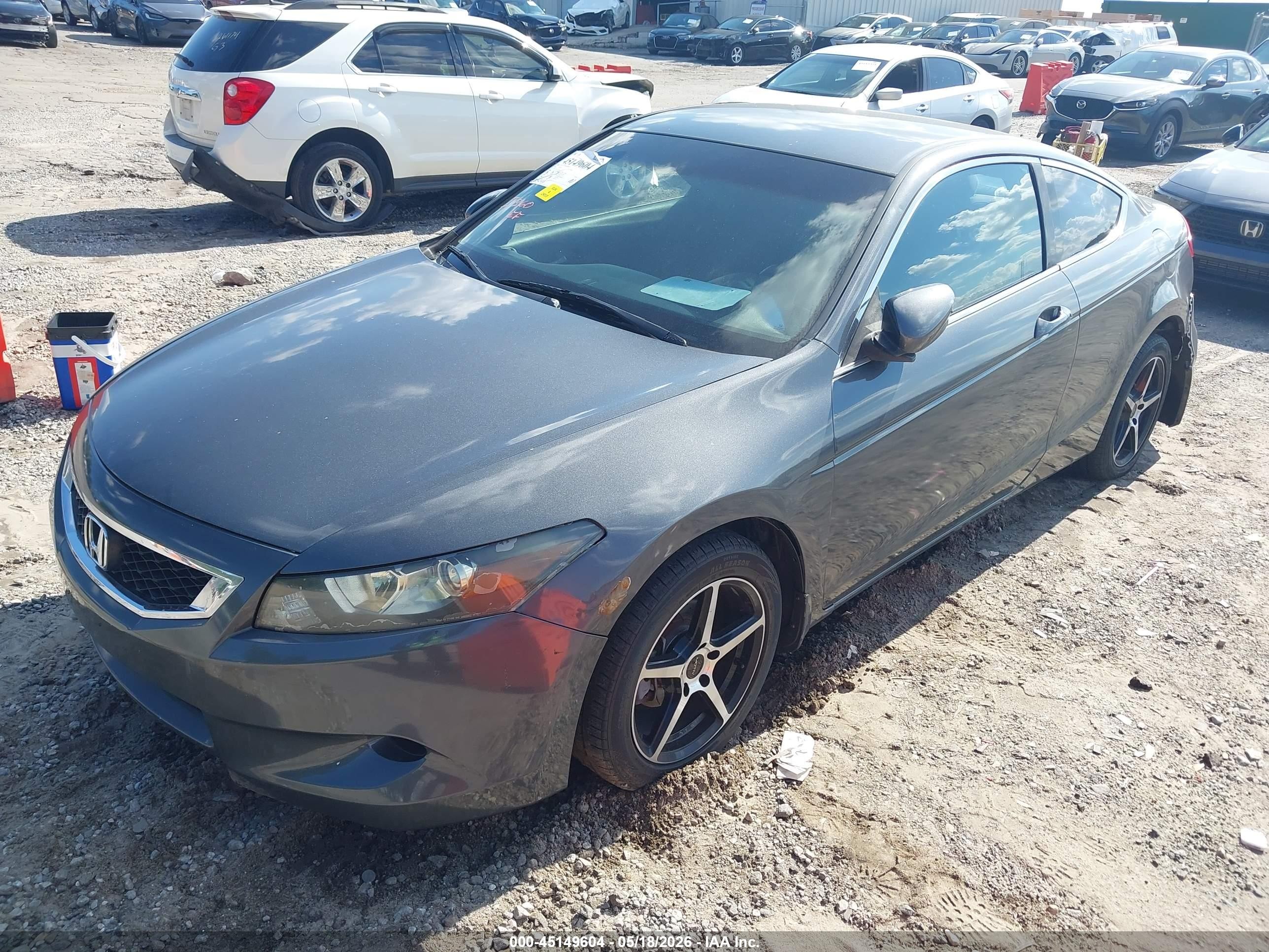 2008 Honda Accord 2.4 Lx-s Серый vin: 1HGCS12328A017569