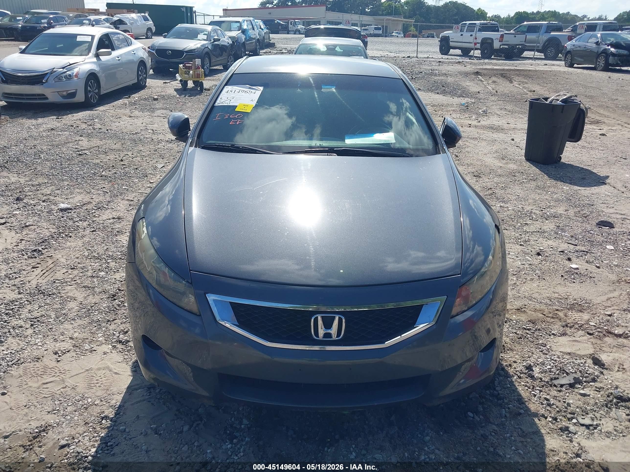 2008 Honda Accord 2.4 Lx-s Серый vin: 1HGCS12328A017569