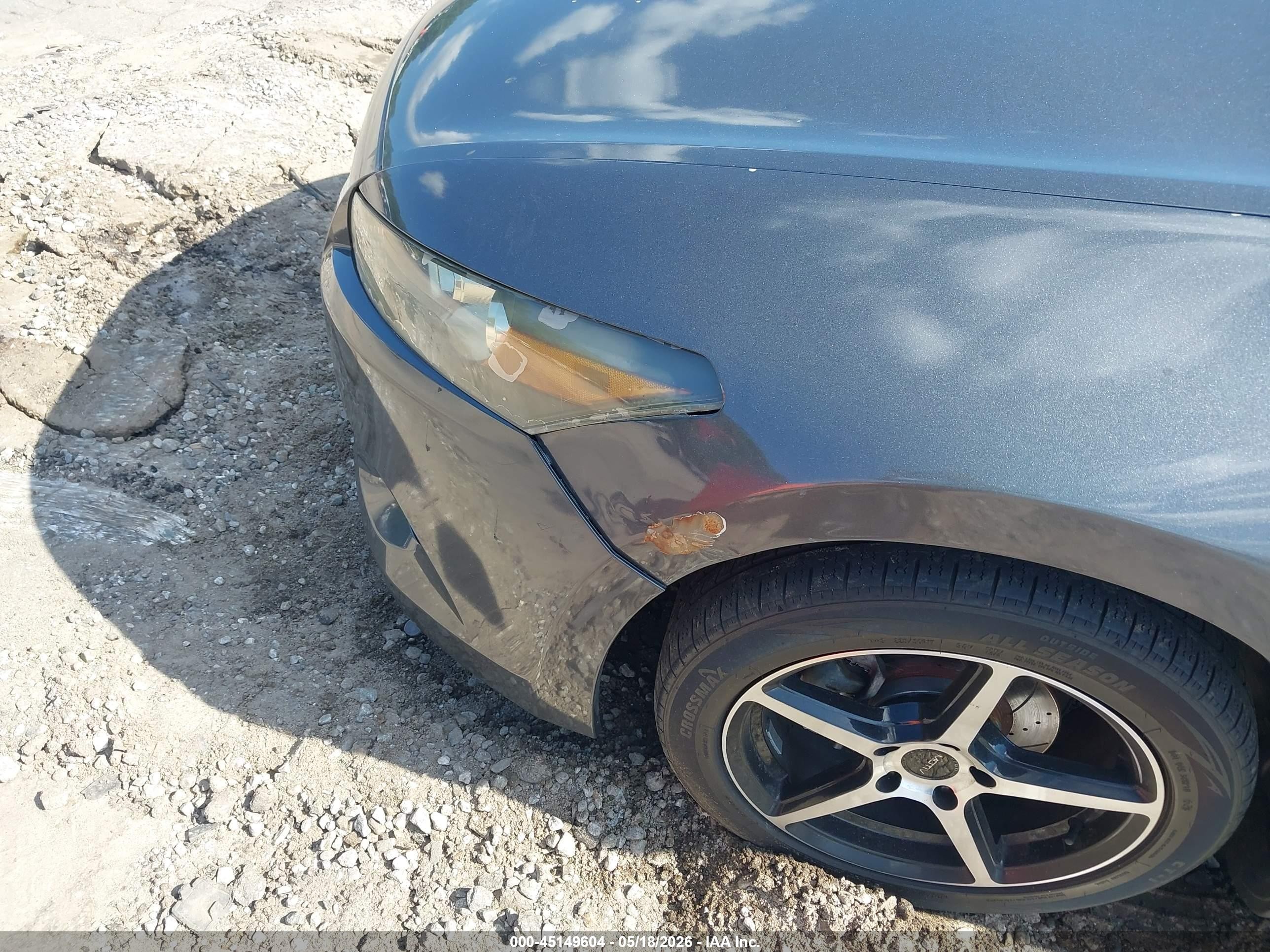 2008 Honda Accord 2.4 Lx-s Серый vin: 1HGCS12328A017569