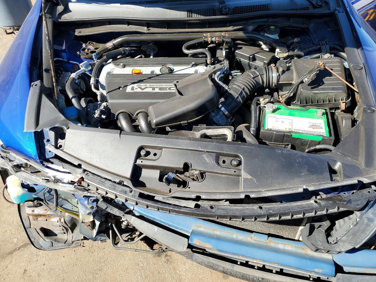 2009 Honda Accord Lx Blue vin: 1HGCS12329A005570