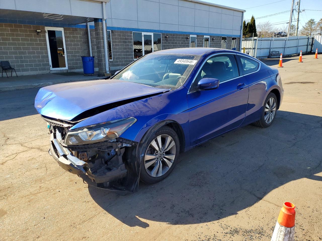 2009 Honda Accord Lx Blue vin: 1HGCS12329A005570