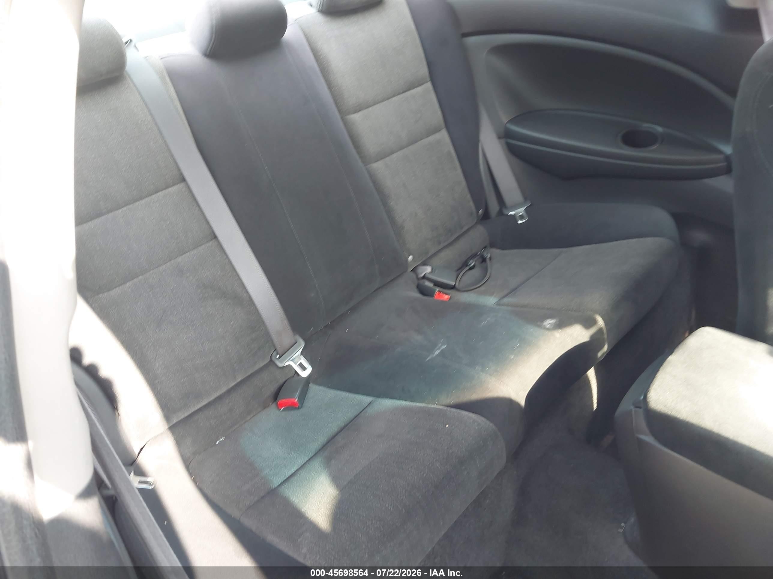 2008 Honda Accord 2.4 Lx-s Black vin: 1HGCS12338A001283