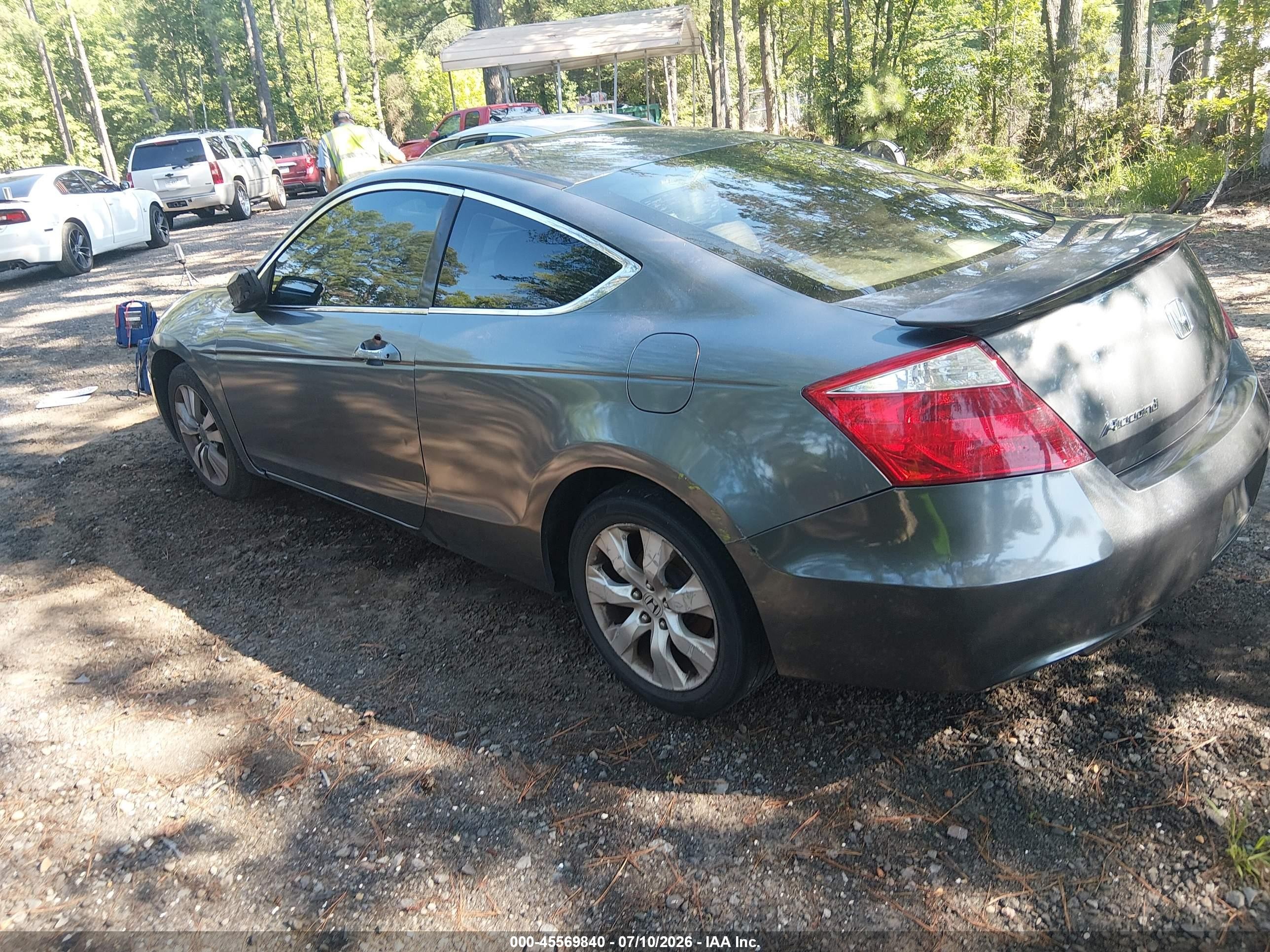 2009 Honda Accord 2.4 Lx-s Gray vin: 1HGCS12339A011202