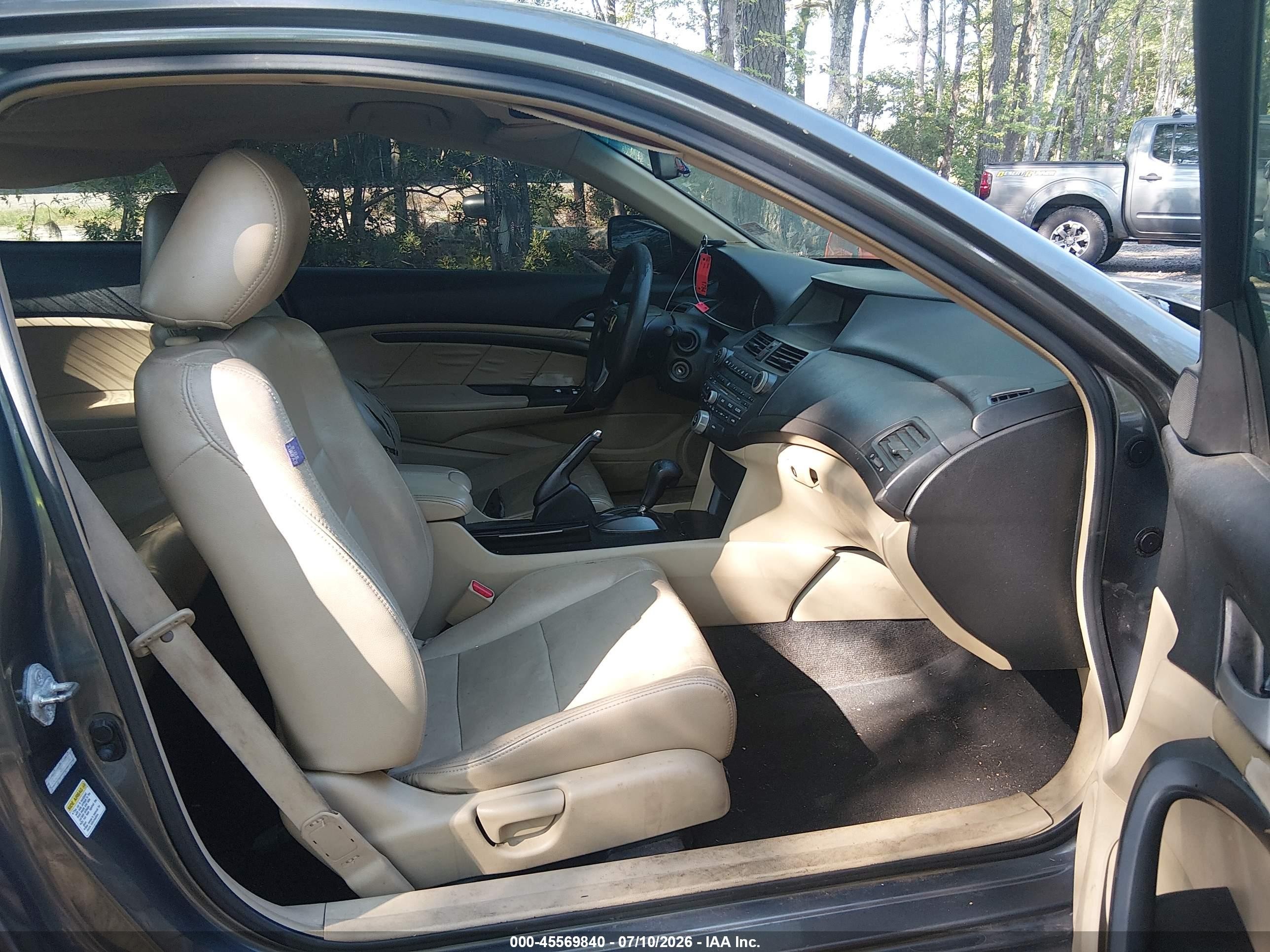 2009 Honda Accord 2.4 Lx-s Gray vin: 1HGCS12339A011202