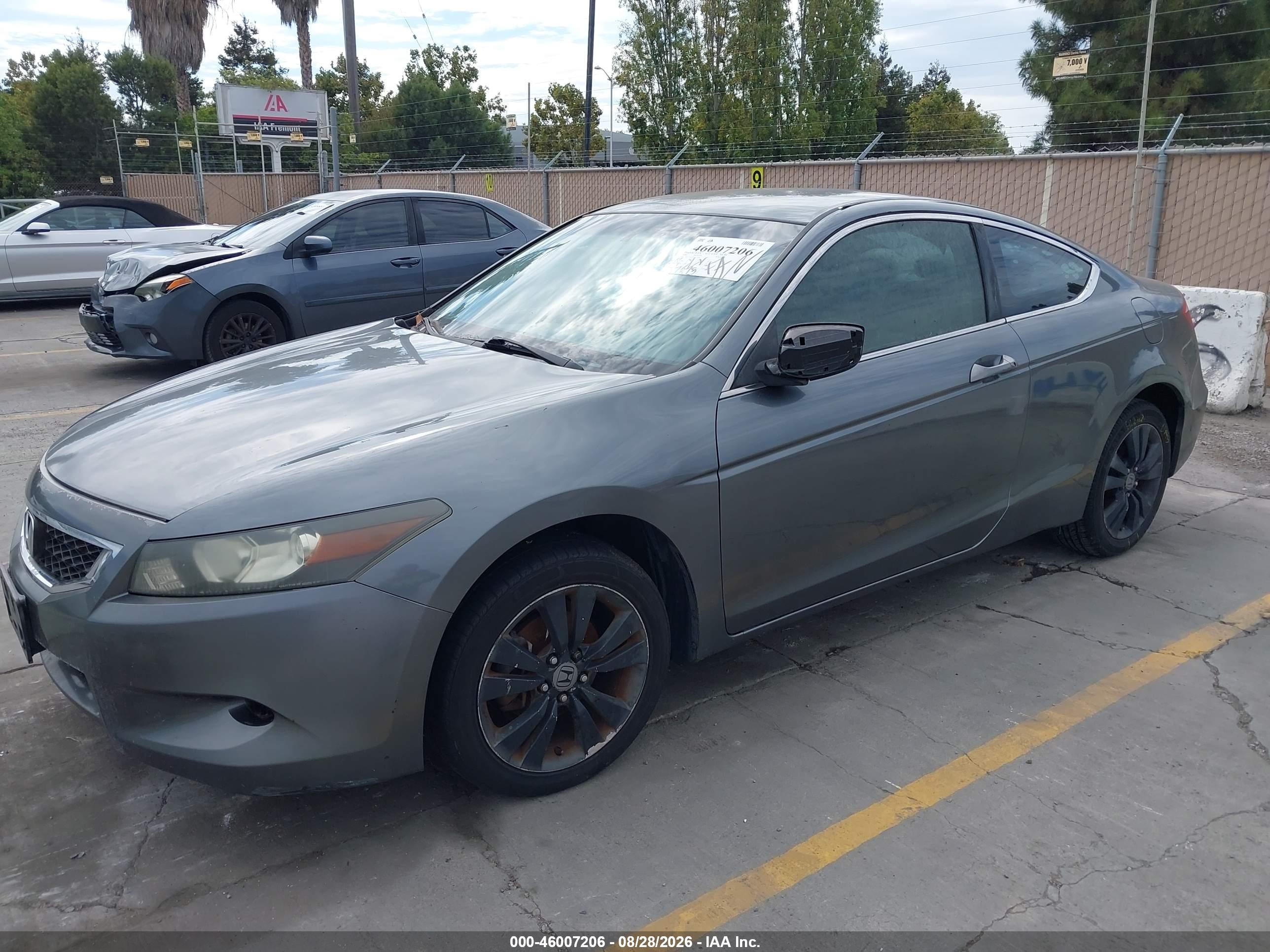 2009 Honda Accord 2.4 Lx-s Gray vin: 1HGCS12339A025956