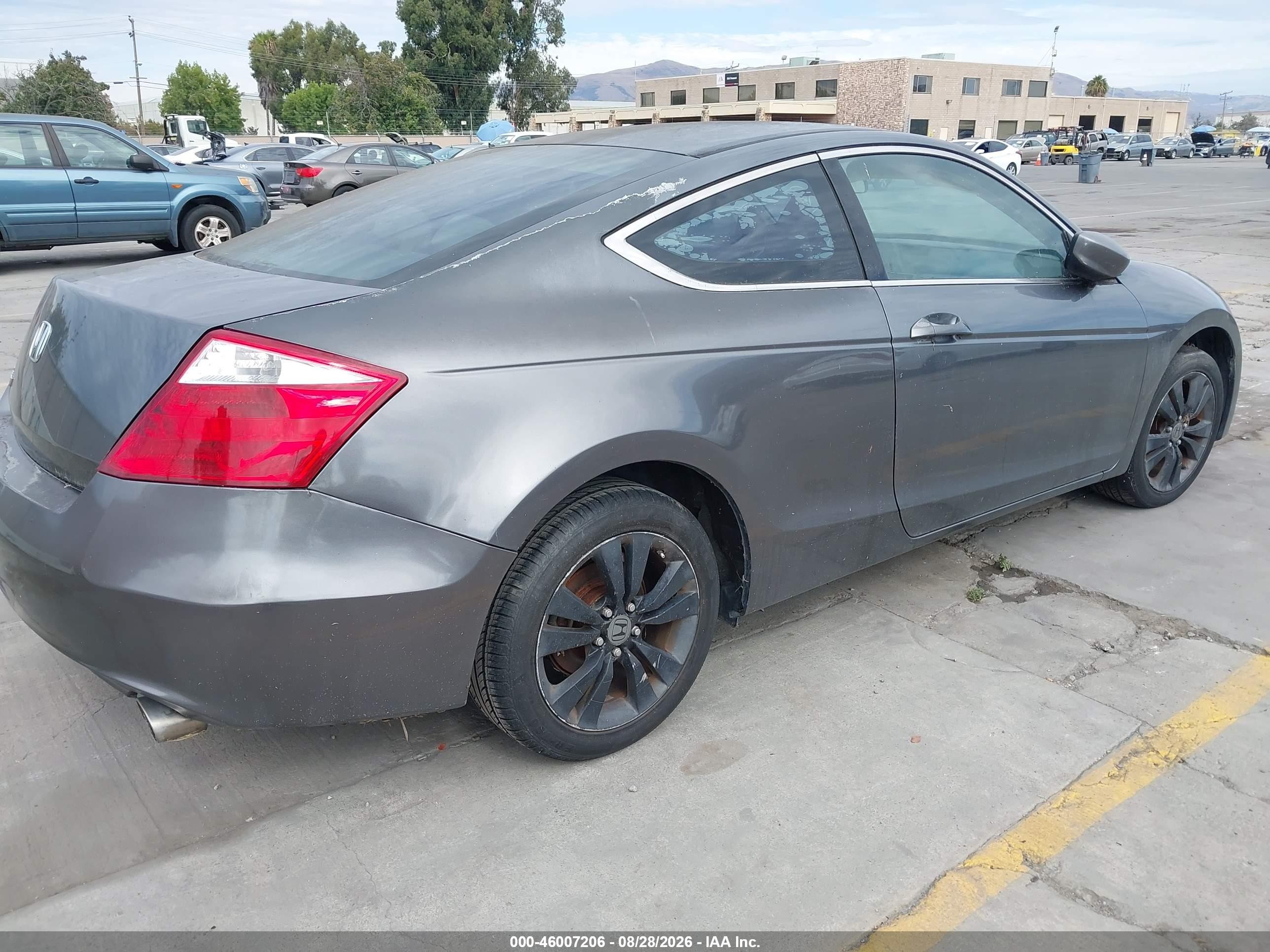 2009 Honda Accord 2.4 Lx-s Gray vin: 1HGCS12339A025956