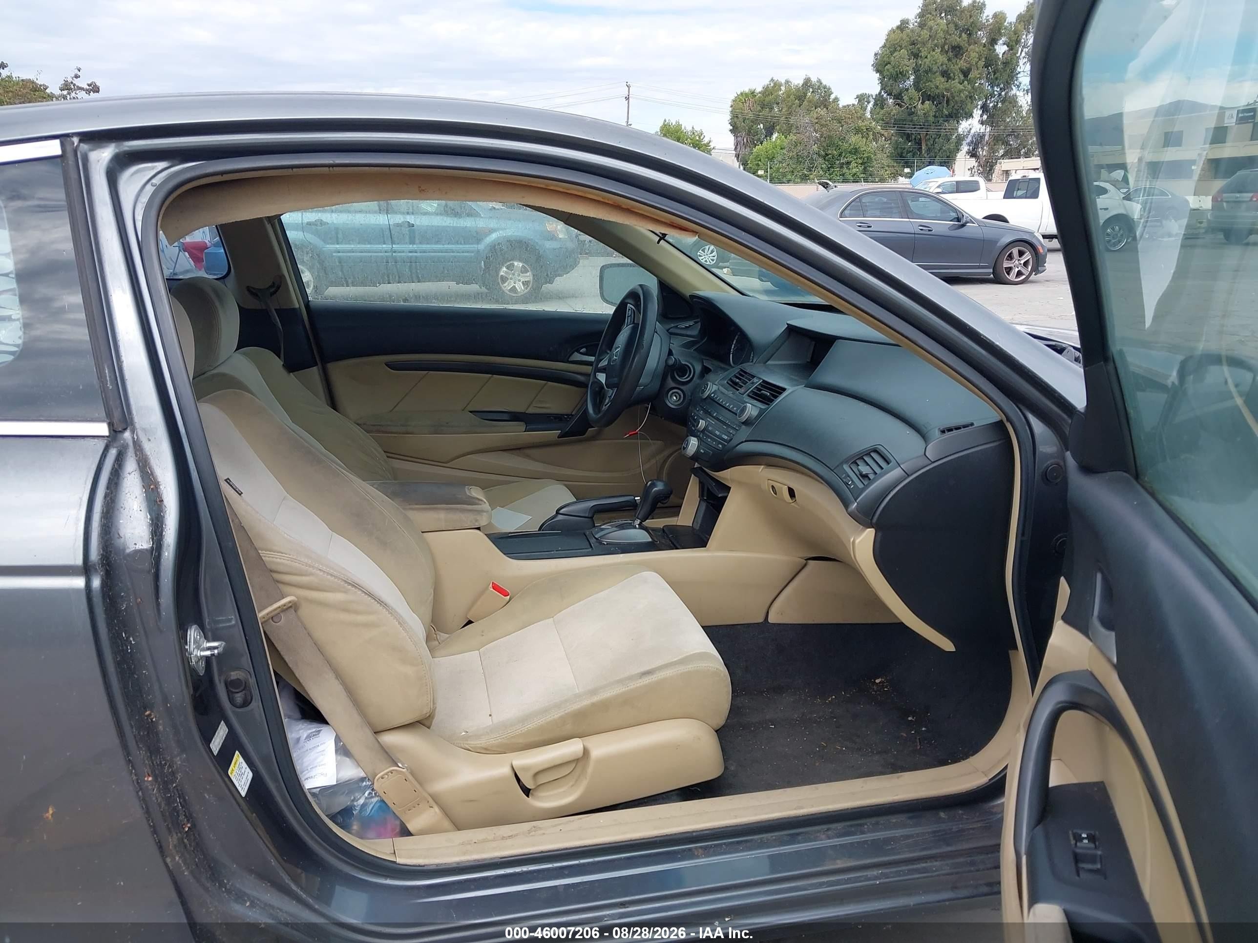 2009 Honda Accord 2.4 Lx-s Gray vin: 1HGCS12339A025956