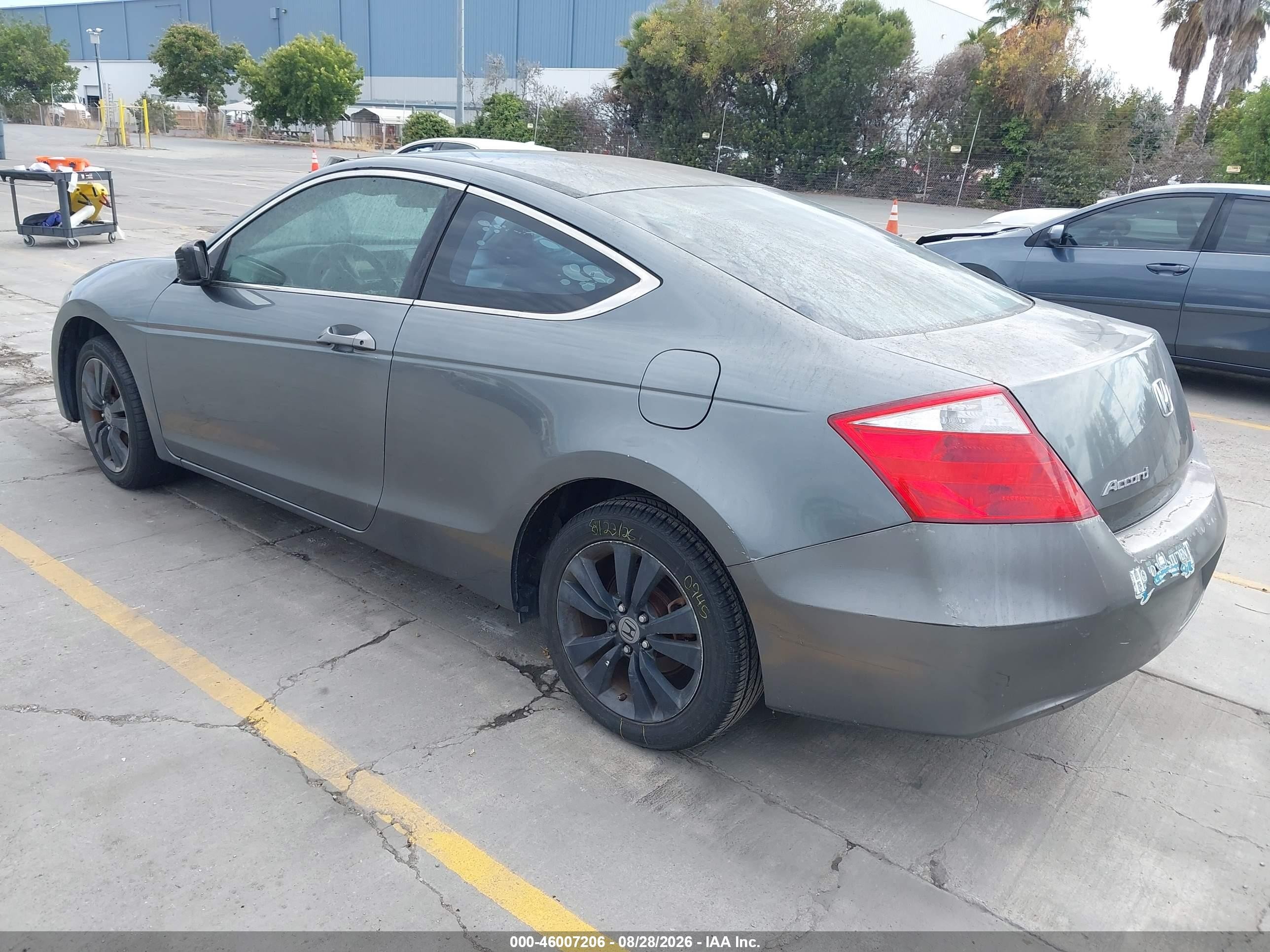 2009 Honda Accord 2.4 Lx-s Gray vin: 1HGCS12339A025956