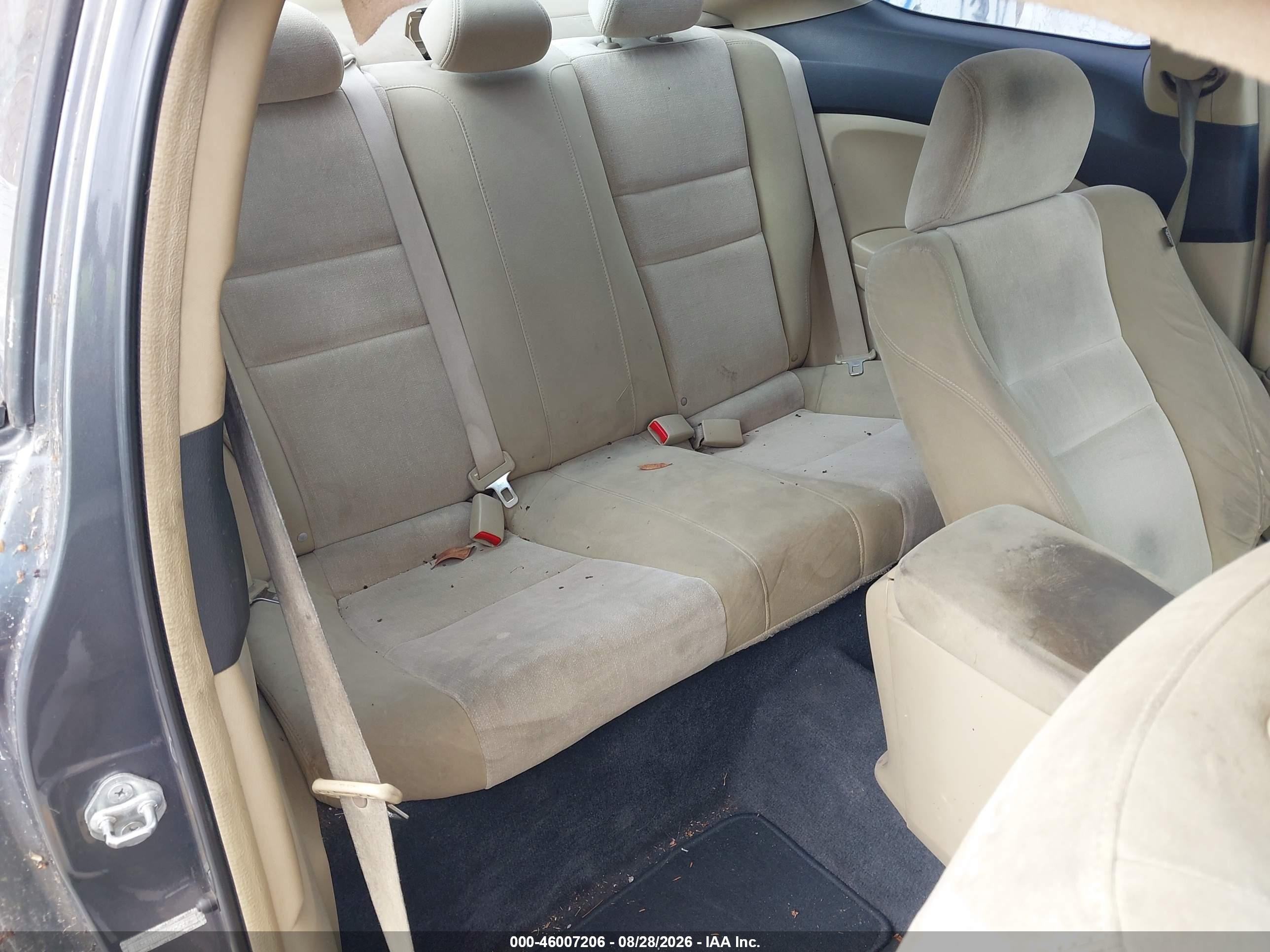 2009 Honda Accord 2.4 Lx-s Gray vin: 1HGCS12339A025956
