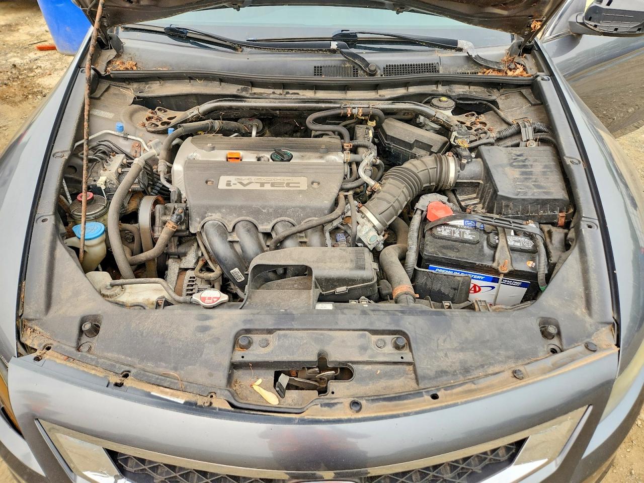 2008 Honda Accord Lx-s Gray vin: 1HGCS12348A021266