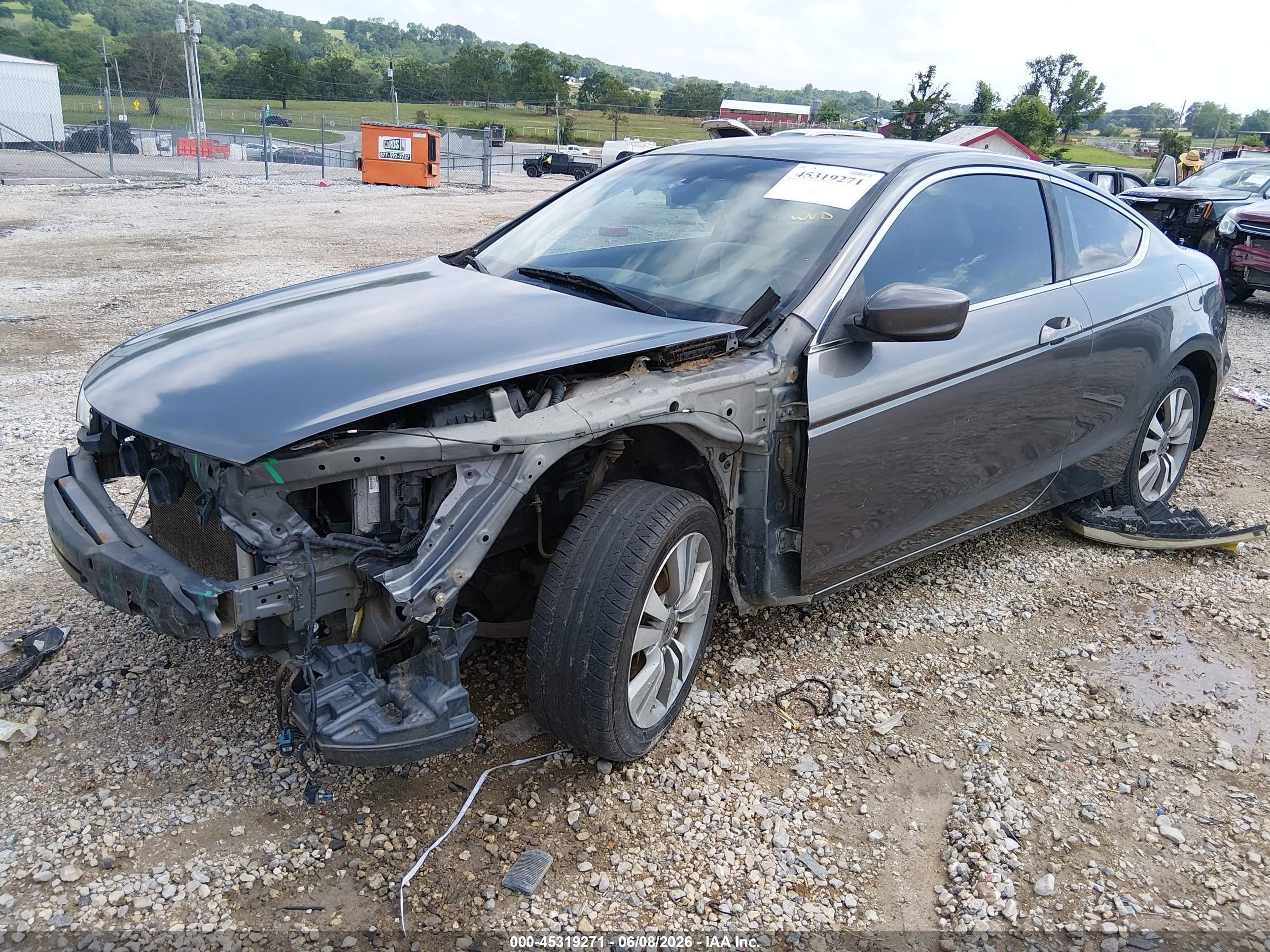 2009 Honda Accord 2.4 Lx-s Серый vin: 1HGCS12349A012701