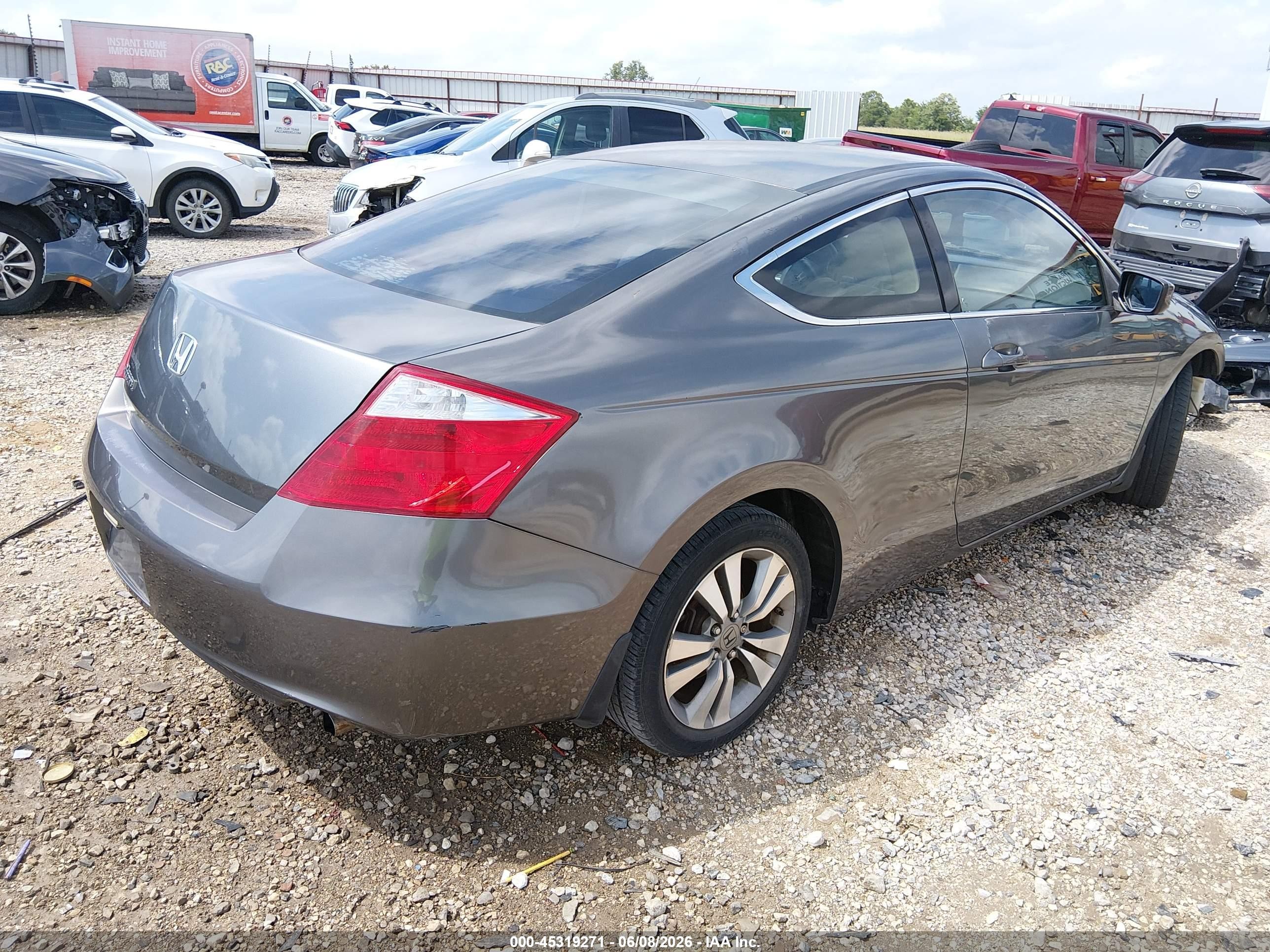 2009 Honda Accord 2.4 Lx-s Серый vin: 1HGCS12349A012701