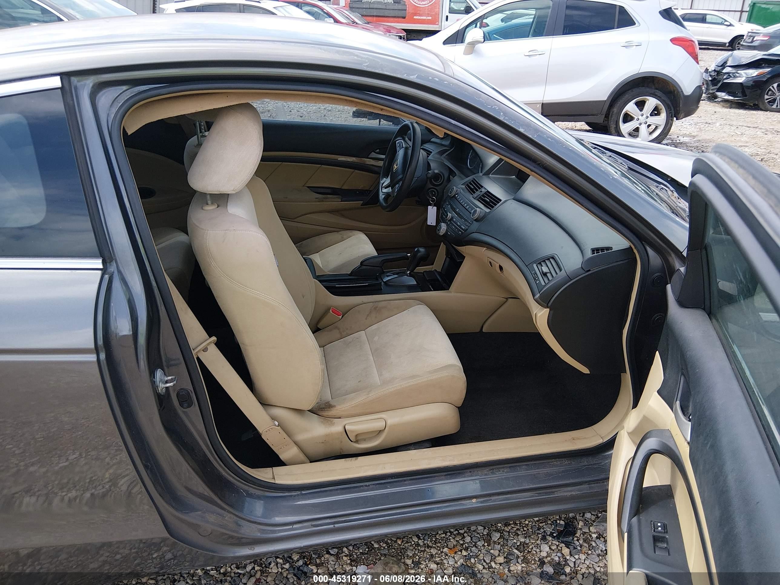 2009 Honda Accord 2.4 Lx-s Серый vin: 1HGCS12349A012701