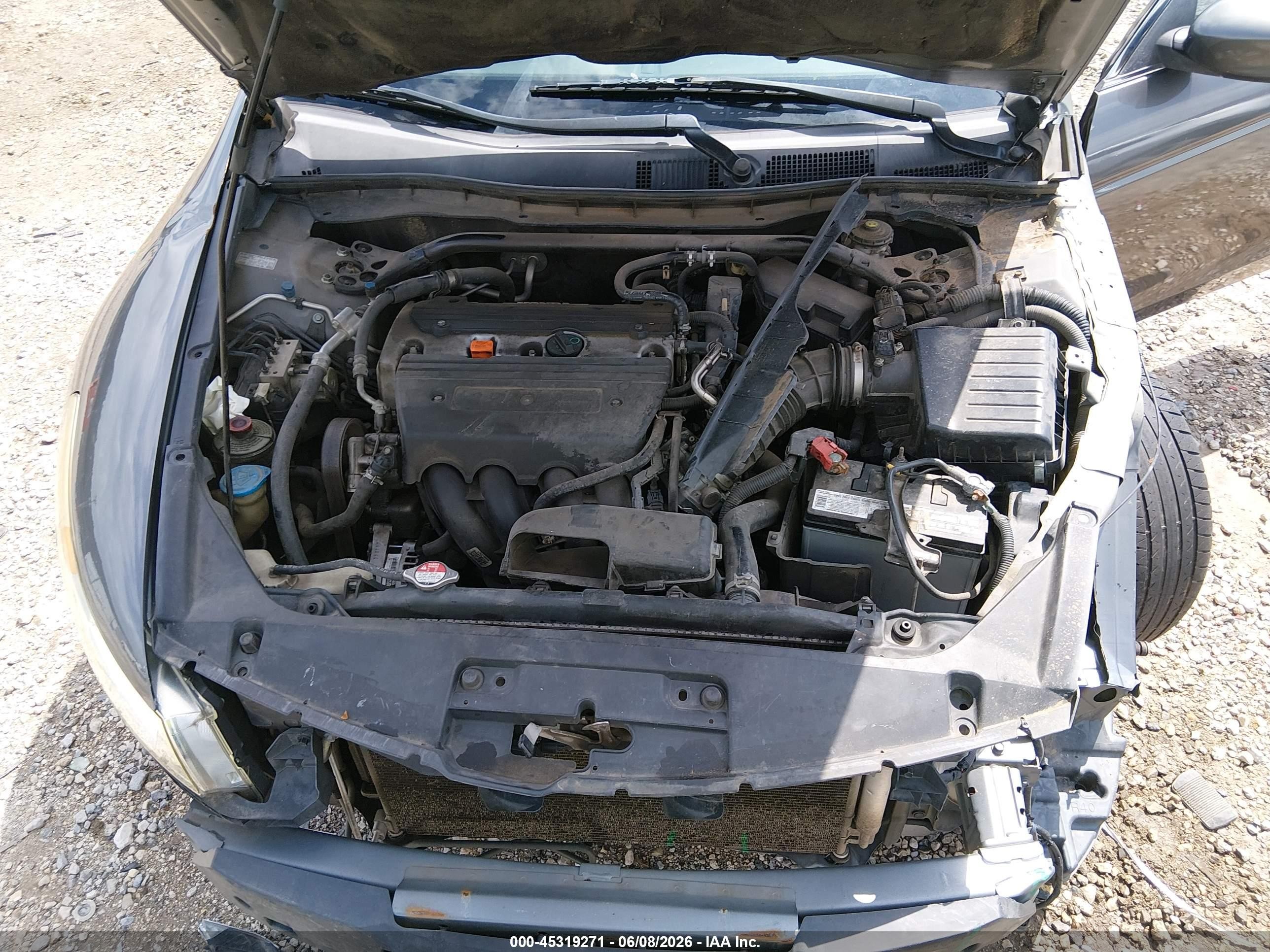 2009 Honda Accord 2.4 Lx-s Серый vin: 1HGCS12349A012701