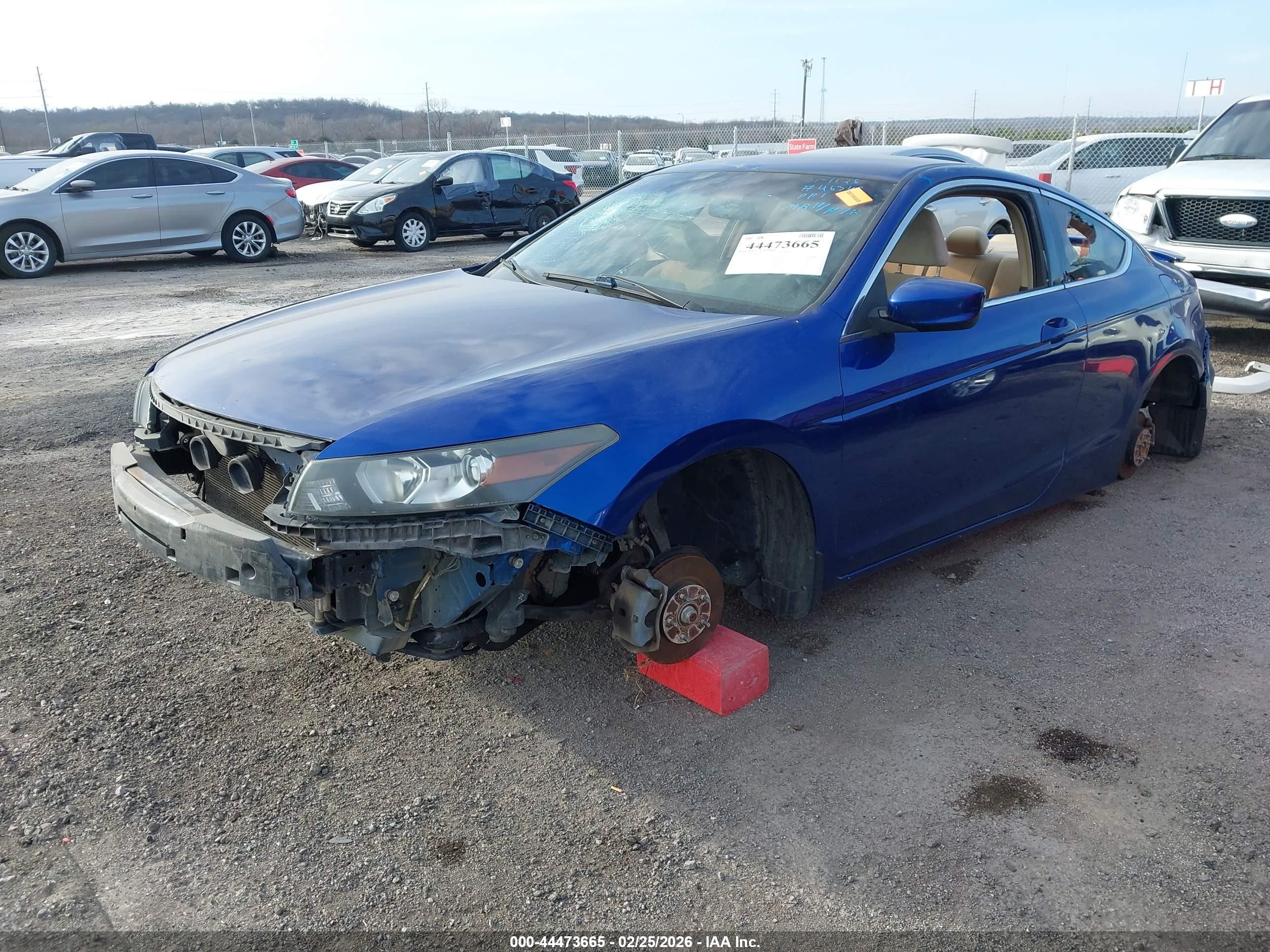 2009 Honda Accord 2.4 Lx-s Синий vin: 1HGCS12349A017509