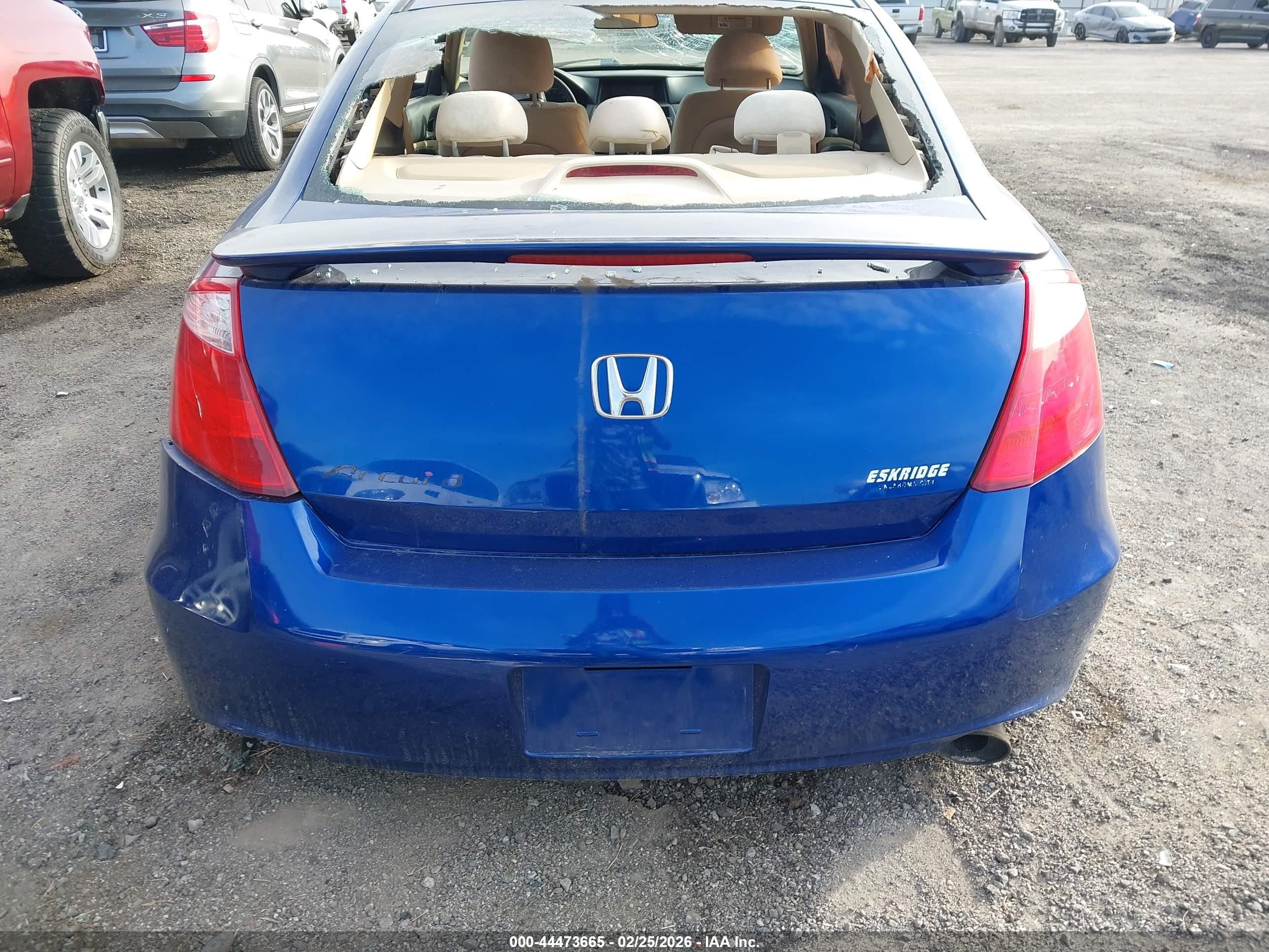 2009 Honda Accord 2.4 Lx-s Синий vin: 1HGCS12349A017509