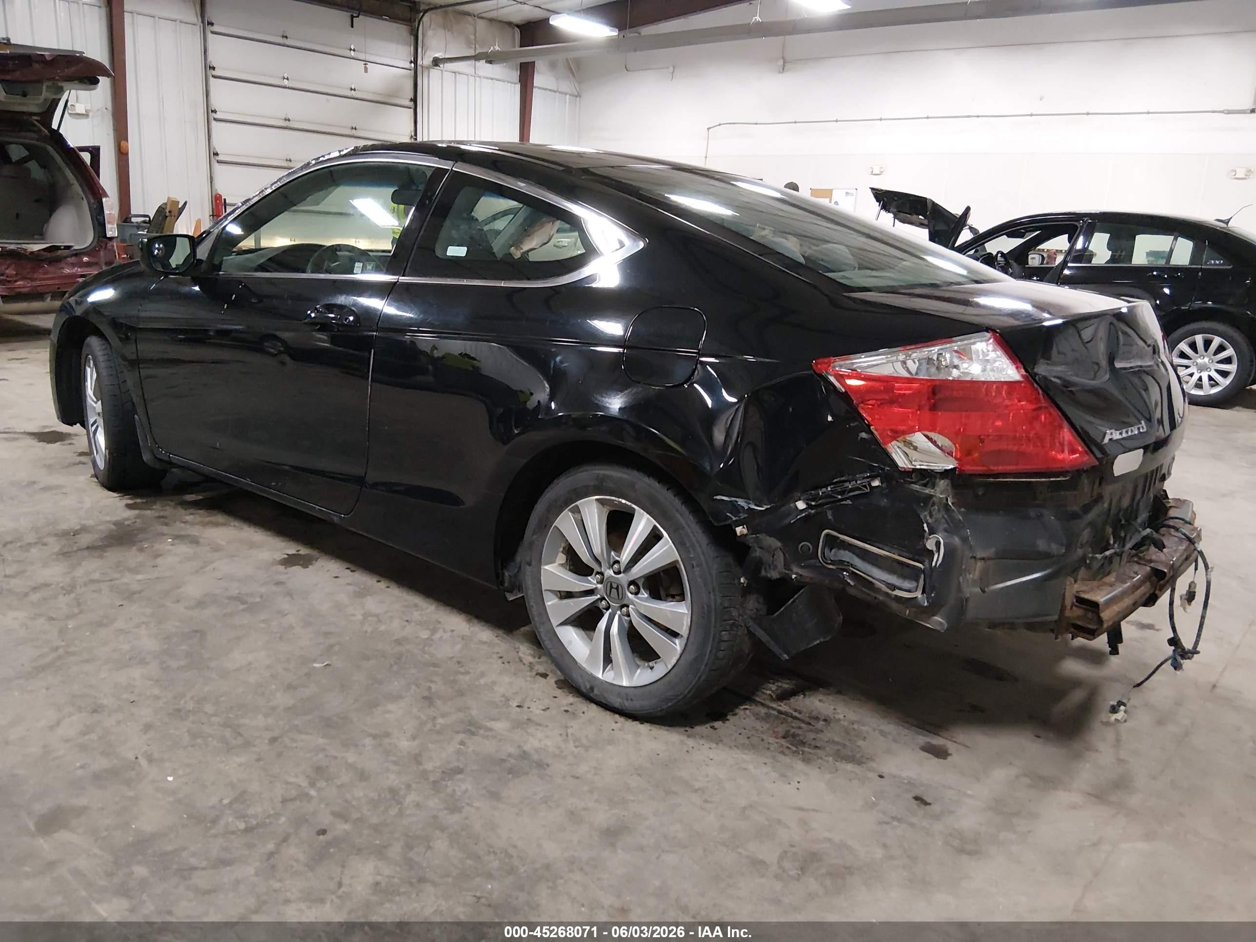 2009 Honda Accord 2.4 Lx-s Black vin: 1HGCS12349A026324