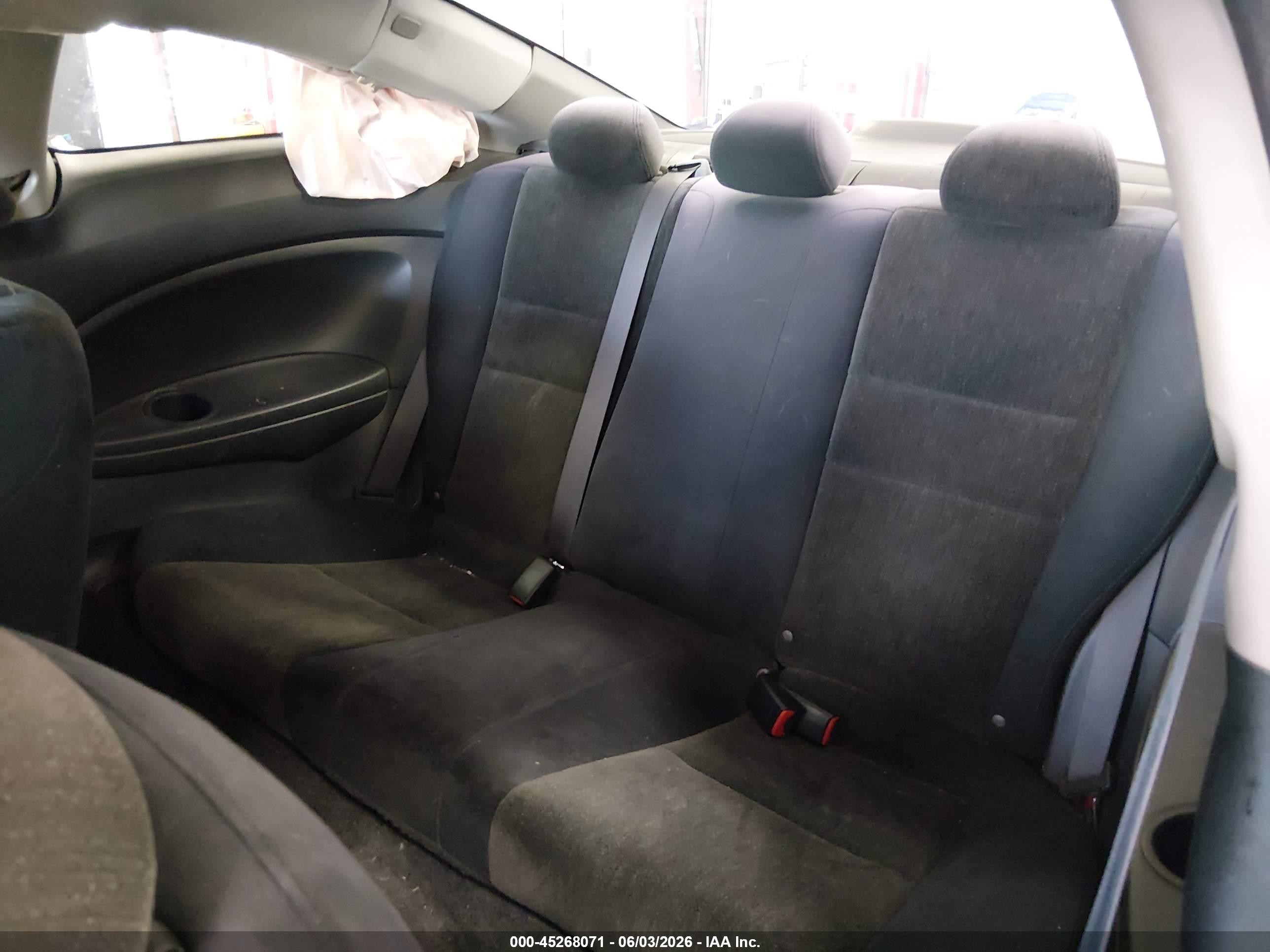 2009 Honda Accord 2.4 Lx-s Black vin: 1HGCS12349A026324